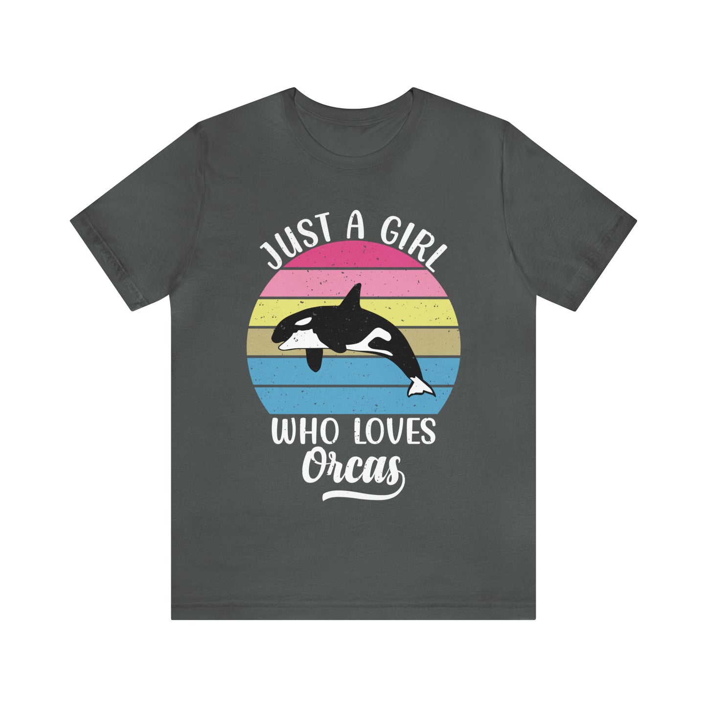 Just A Girl Who Loves Orcas, Unisex Jersey Short Sleeve Tee, Women's Killer Whale T-shirt