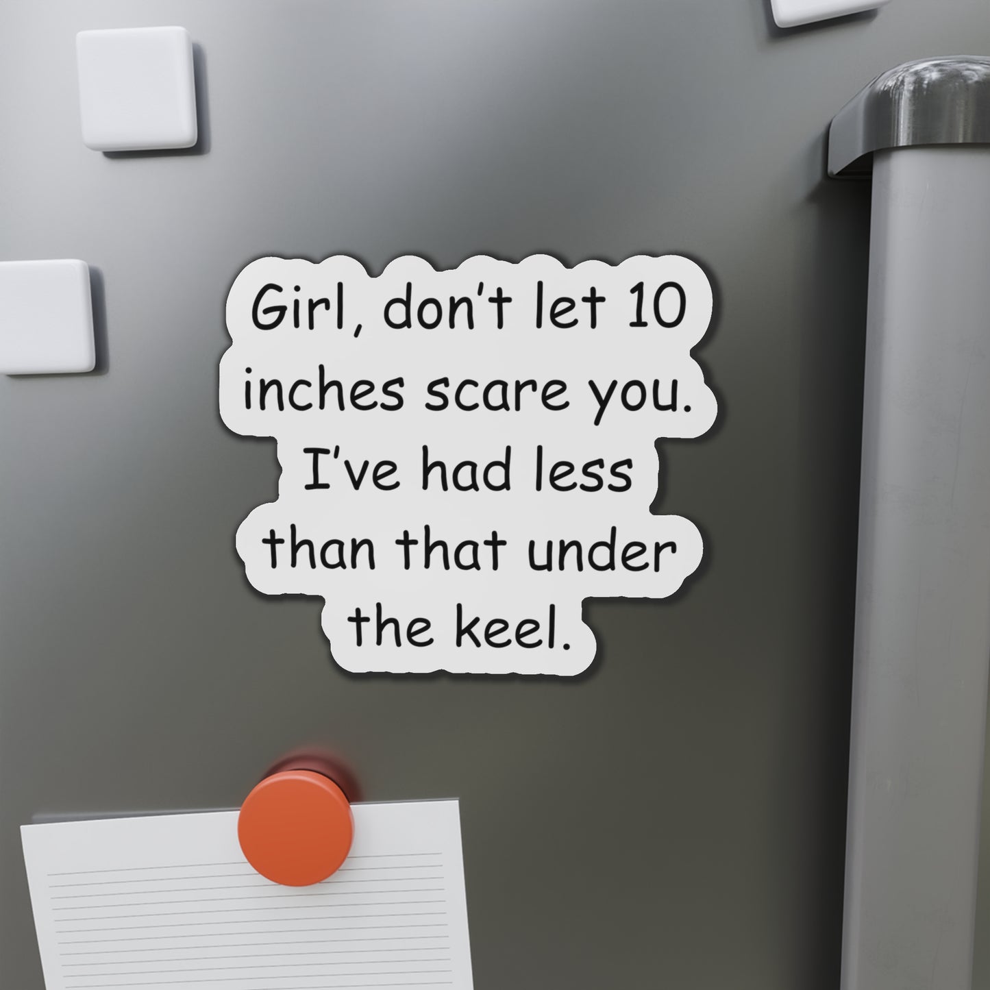 Funny Die-Cut Boating Refrigerator Magnets, Boat Humor, Boat Gift, Nautical Humor