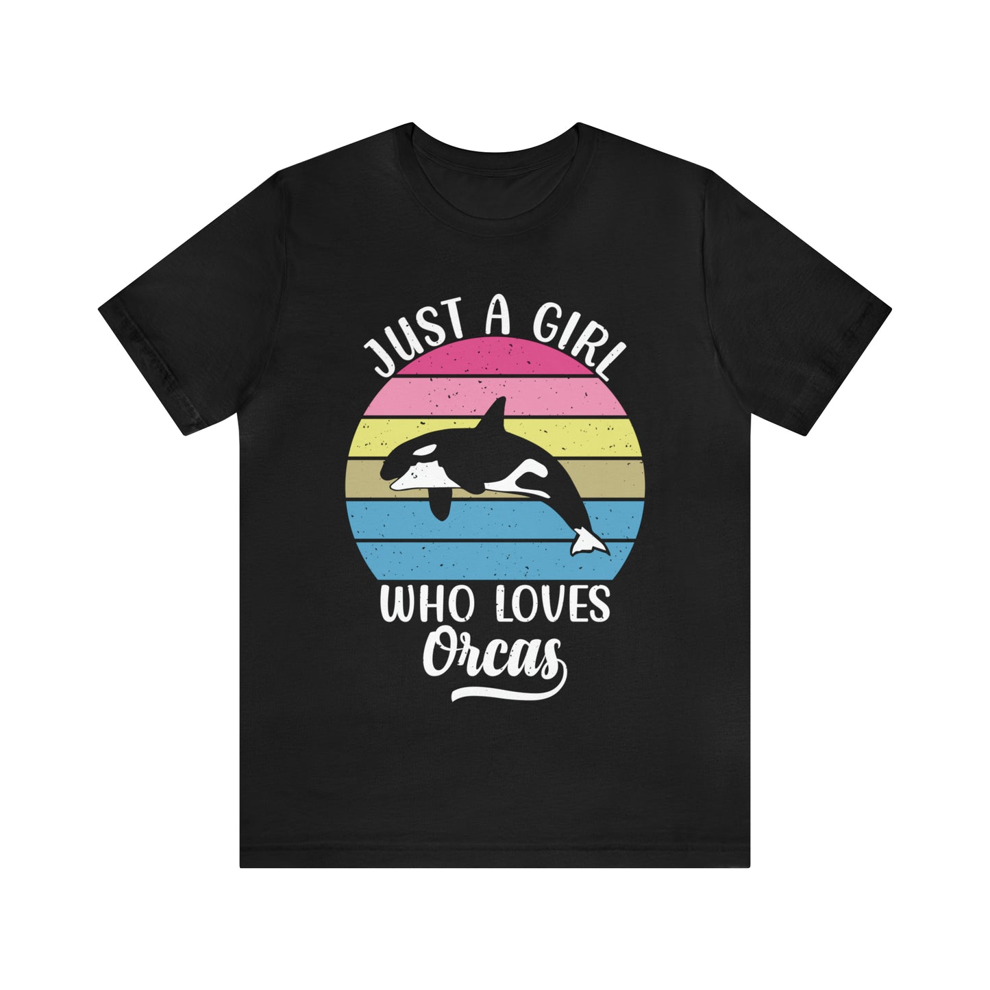 Just A Girl Who Loves Orcas, Unisex Jersey Short Sleeve Tee, Women's Killer Whale T-shirt