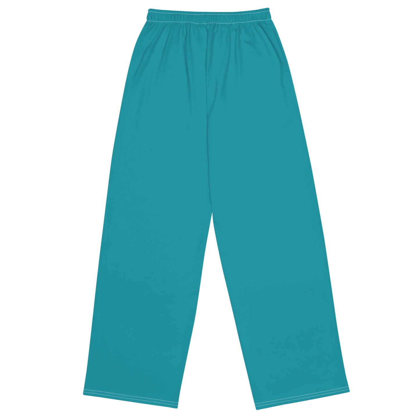 Lagoon Blue unisex wide-leg pants, Sailing pants, cruising pants, Summer casual pants