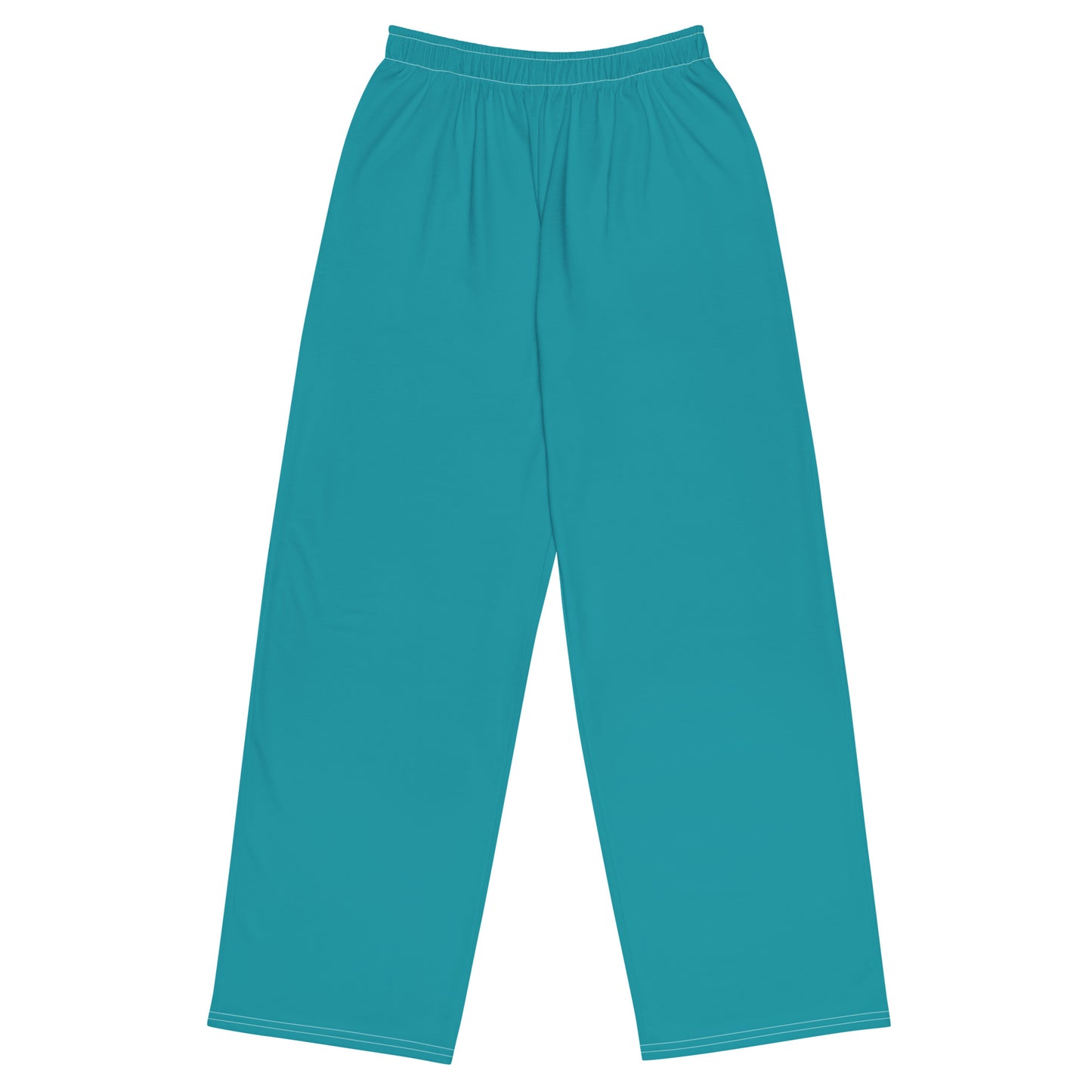 Lagoon Blue unisex wide-leg pants, Sailing pants, cruising pants, Summer casual pants