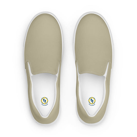 Men’s RT Caribbean Sand slip-on canvas shoes, Cruising Shoes, Boat Shoes