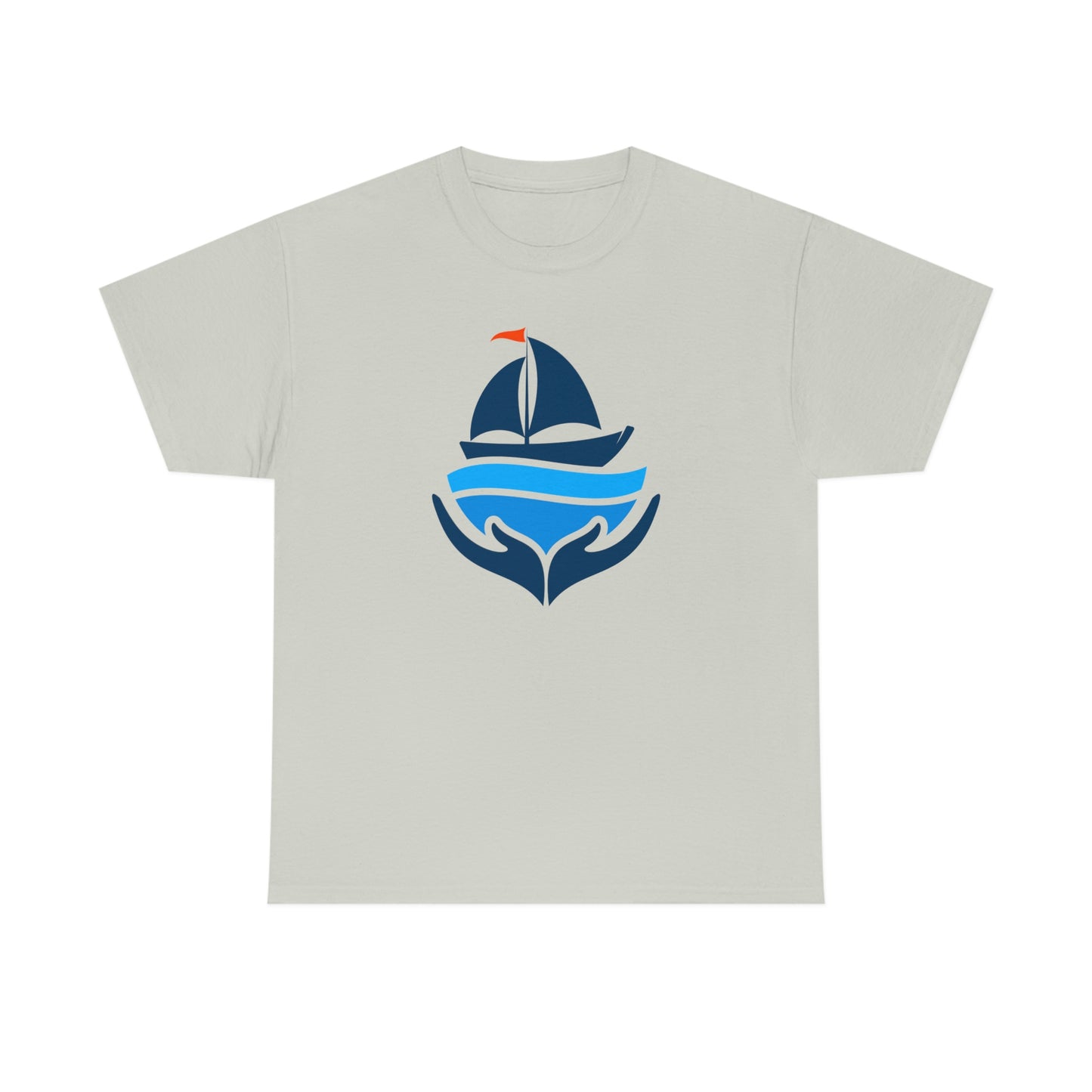 Sailing Design Unisex Heavy Cotton Tee, Nautical T-shirt, Gift for sailor, Sailing Shirt