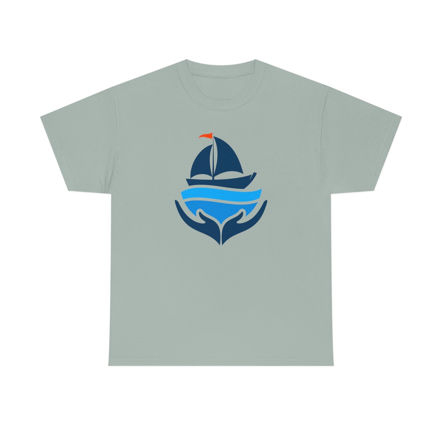 Sailing Design Unisex Heavy Cotton Tee, Nautical T-shirt, Gift for sailor, Sailing Shirt