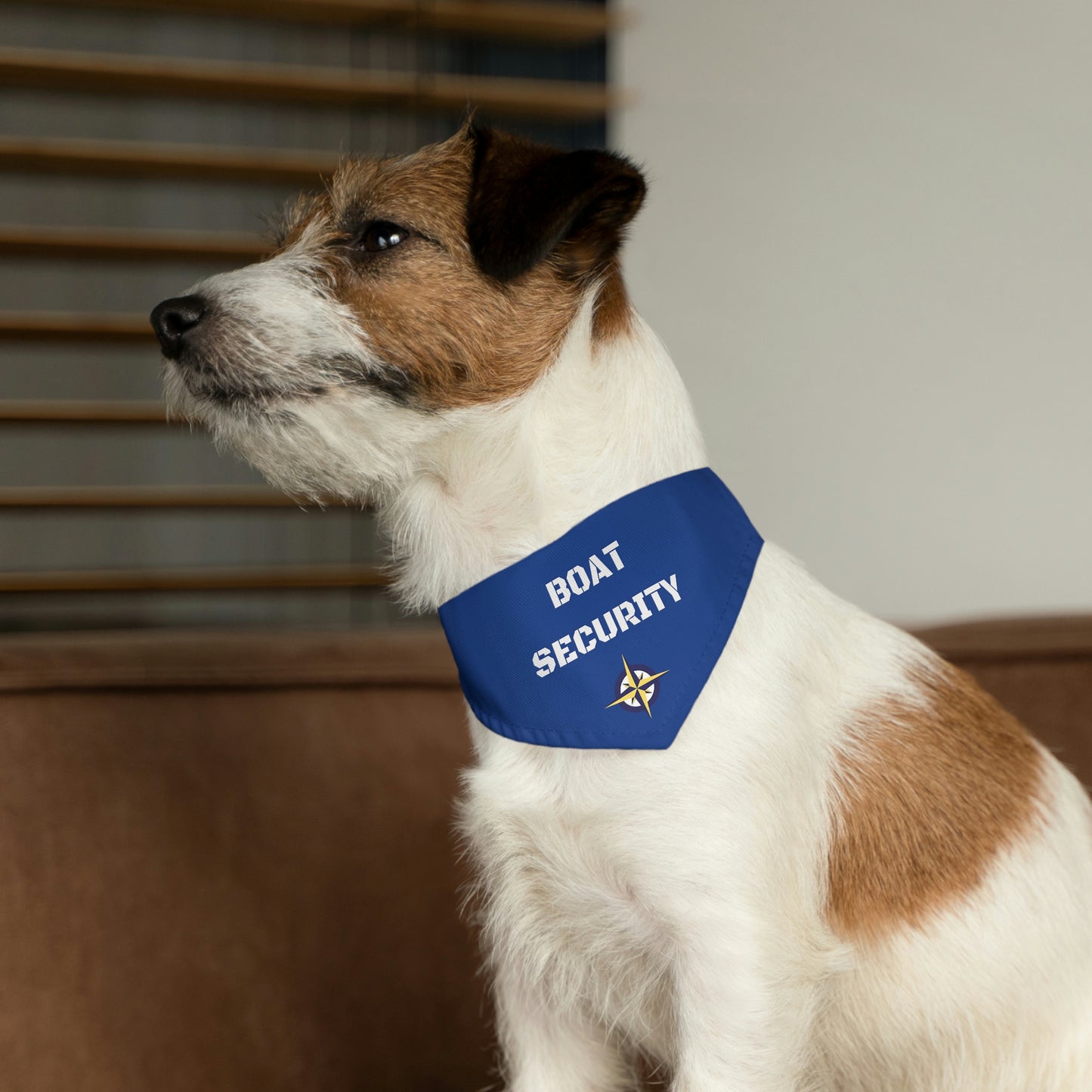 Nautical Pet Bandana Collar, Boat Security Dog Bandana