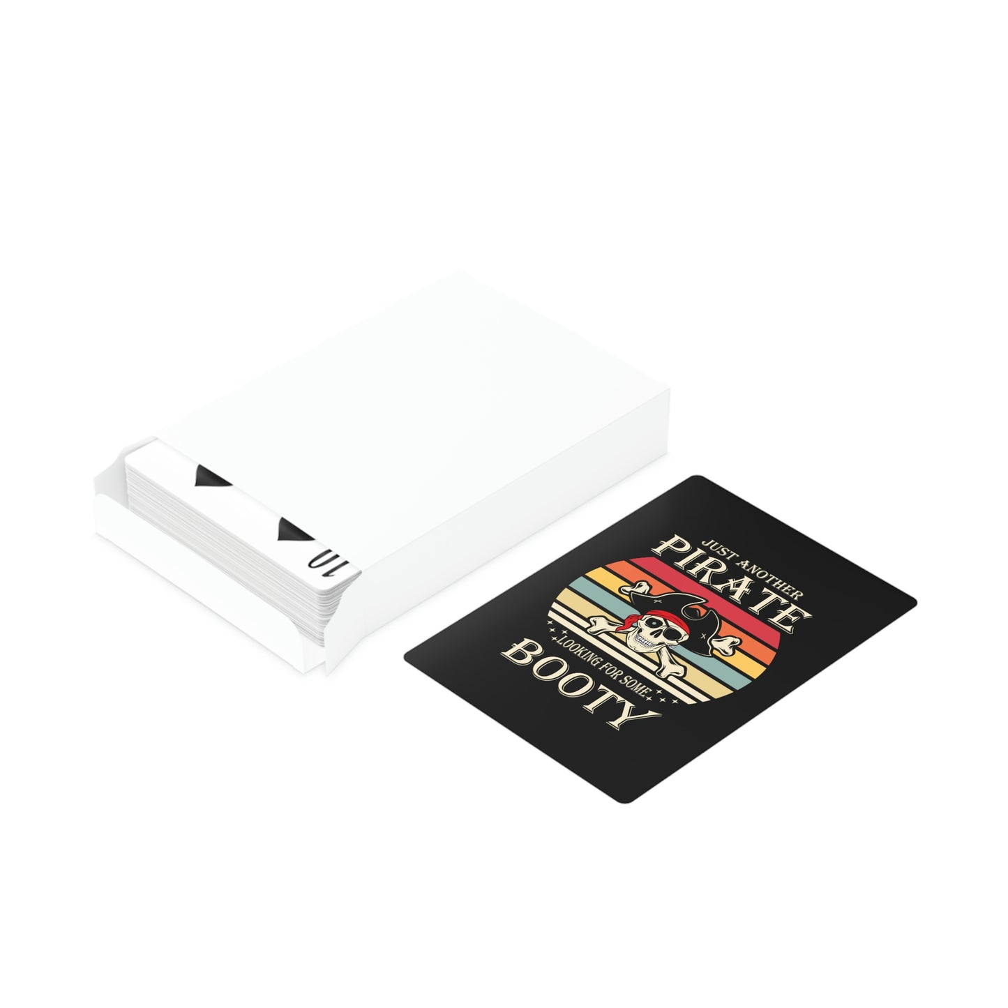 Nautical Themed Poker Cards, Just Another Pirate Looking For Some Booty, Pirate Playing Cards, Boat Gift