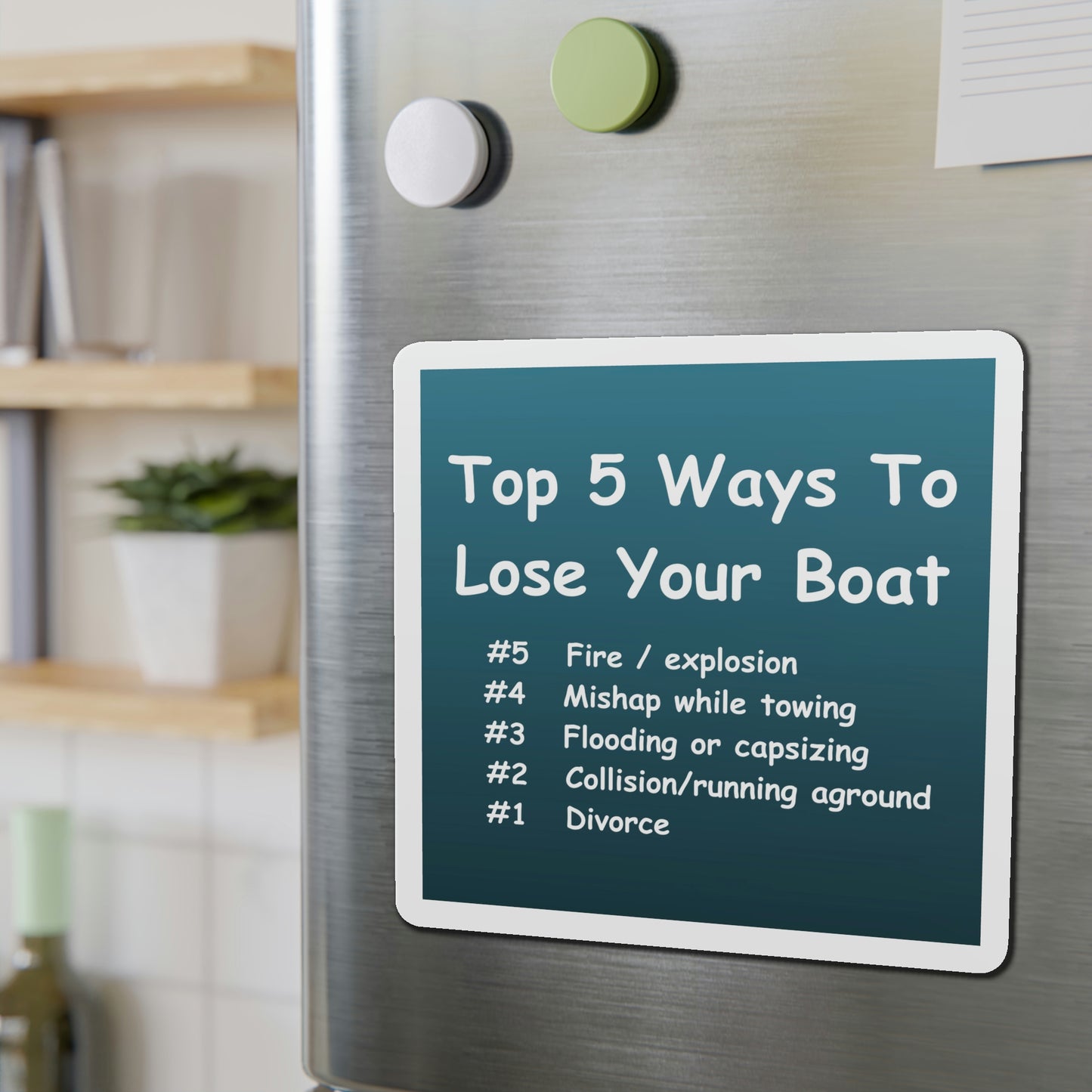 Nautical Refrigerator Magnets, Funny Boat signs, Gift for Single Boat Owners