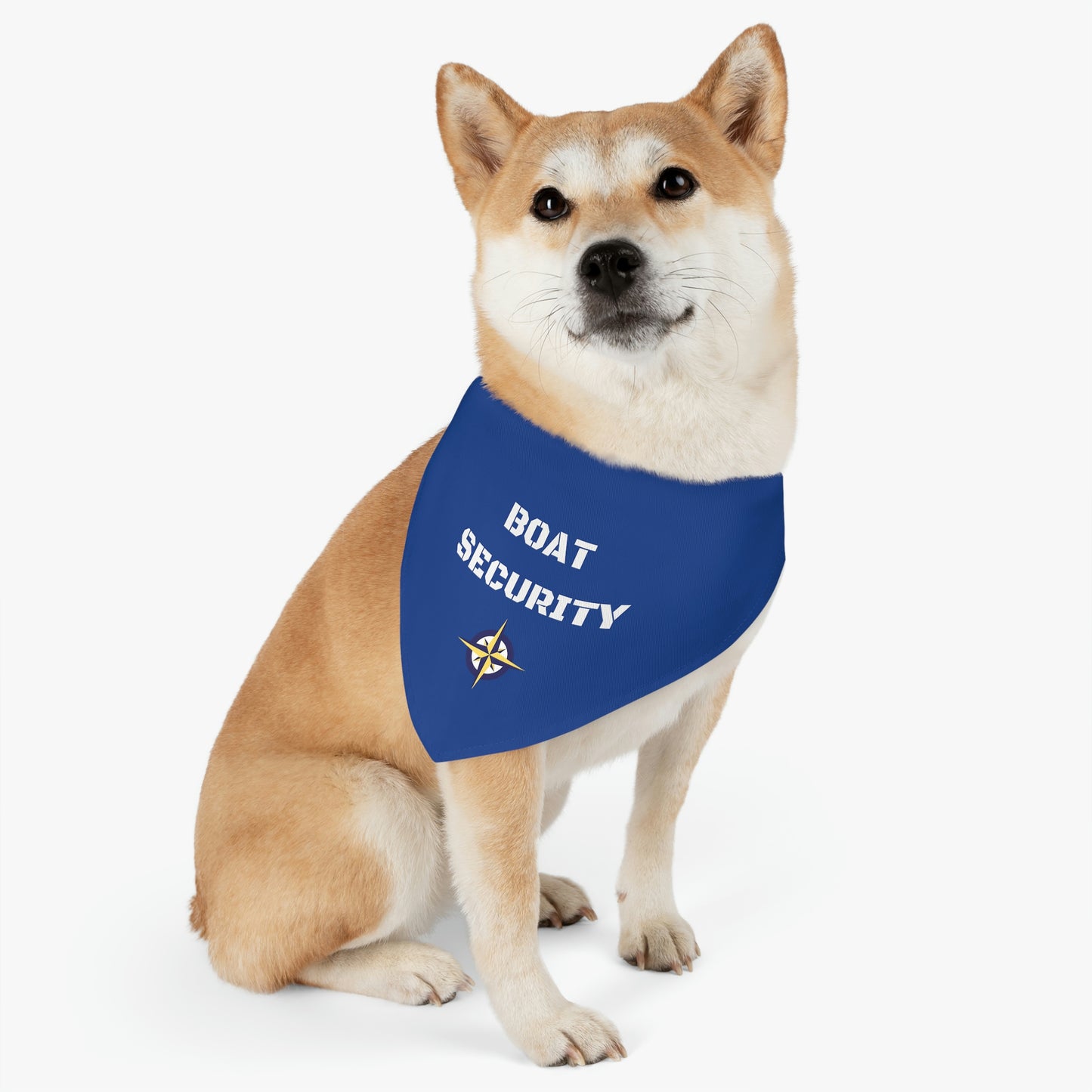 Nautical Pet Bandana Collar, Boat Security Dog Bandana