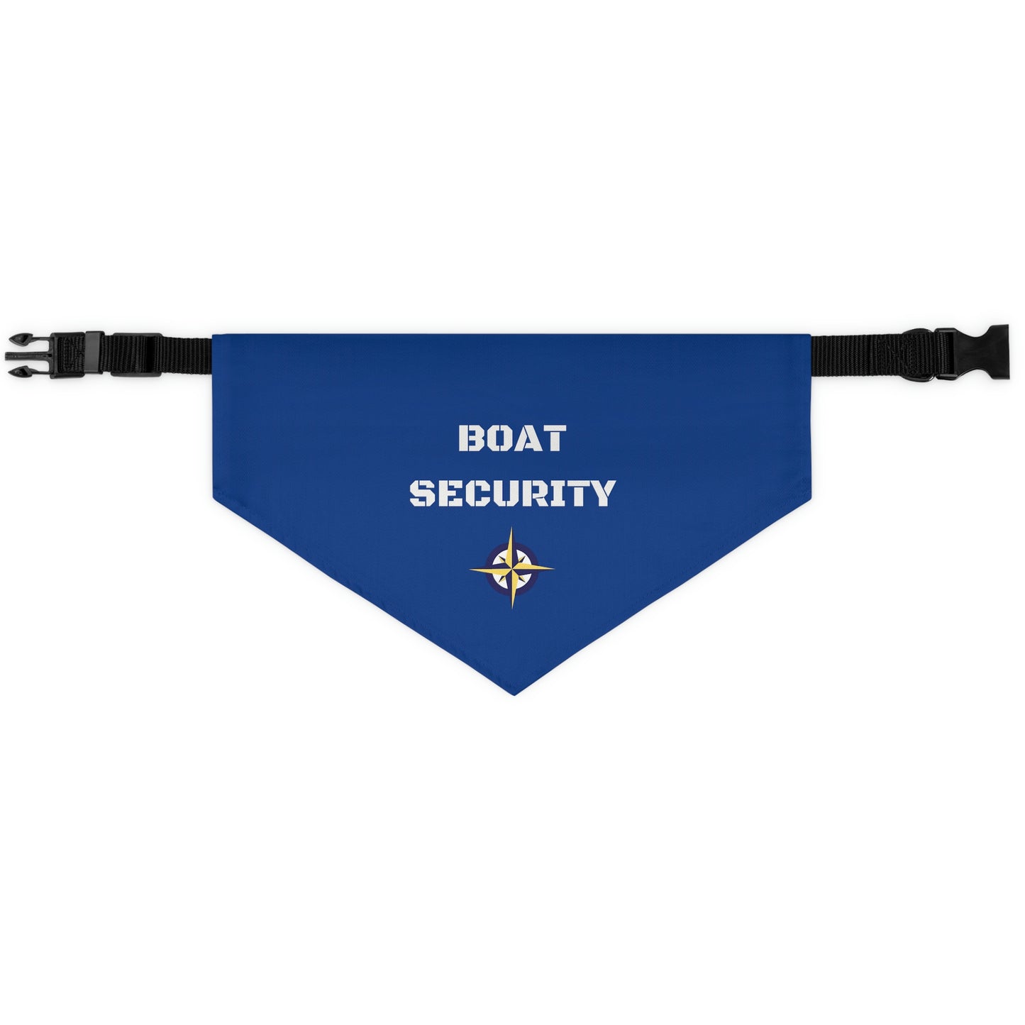 Nautical Pet Bandana Collar, Boat Security Dog Bandana