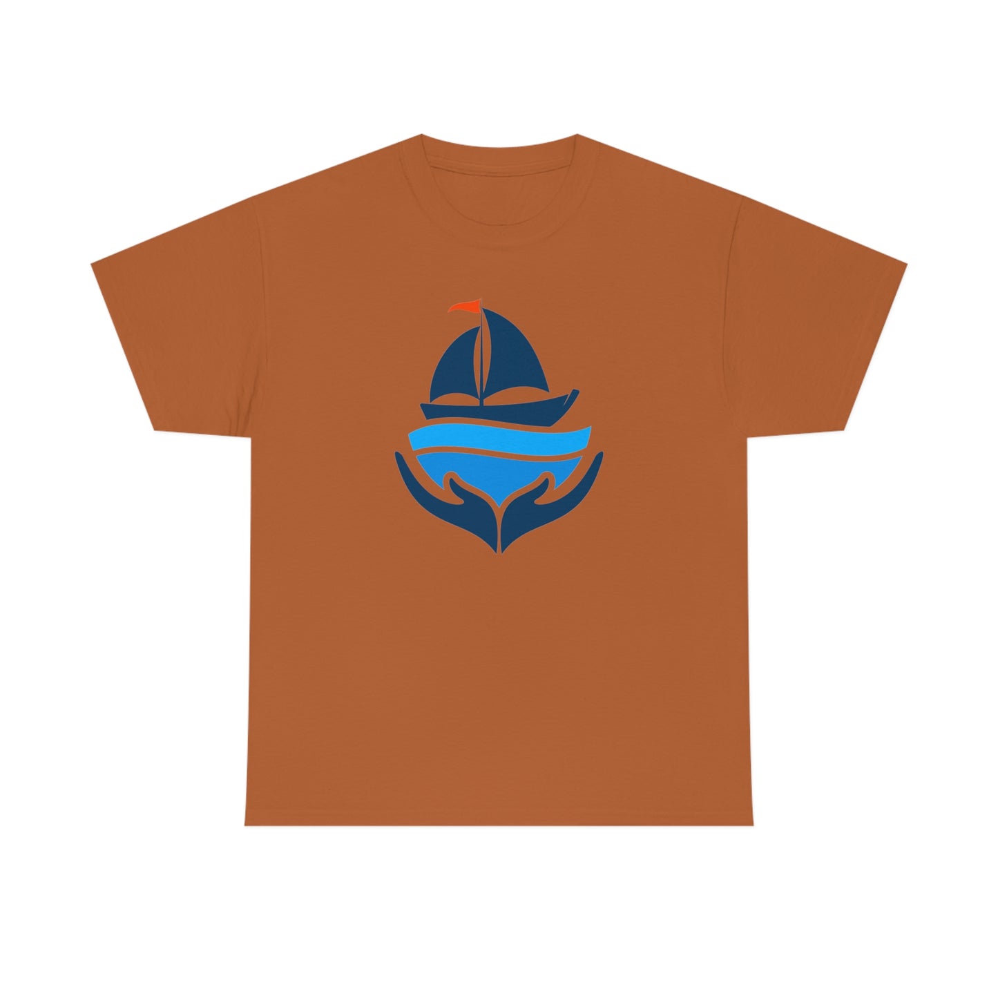 Sailing Design Unisex Heavy Cotton Tee, Nautical T-shirt, Gift for sailor, Sailing Shirt