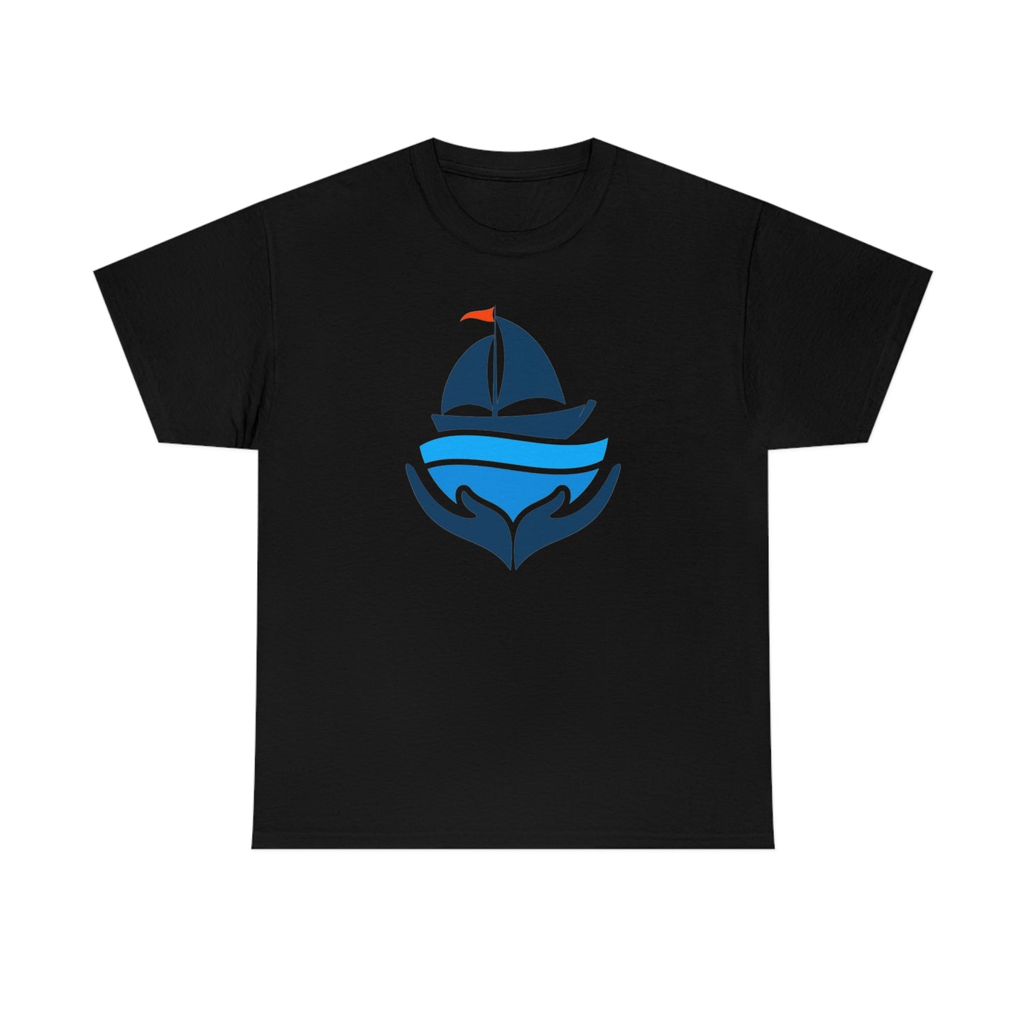 Sailing Design Unisex Heavy Cotton Tee, Nautical T-shirt, Gift for sailor, Sailing Shirt
