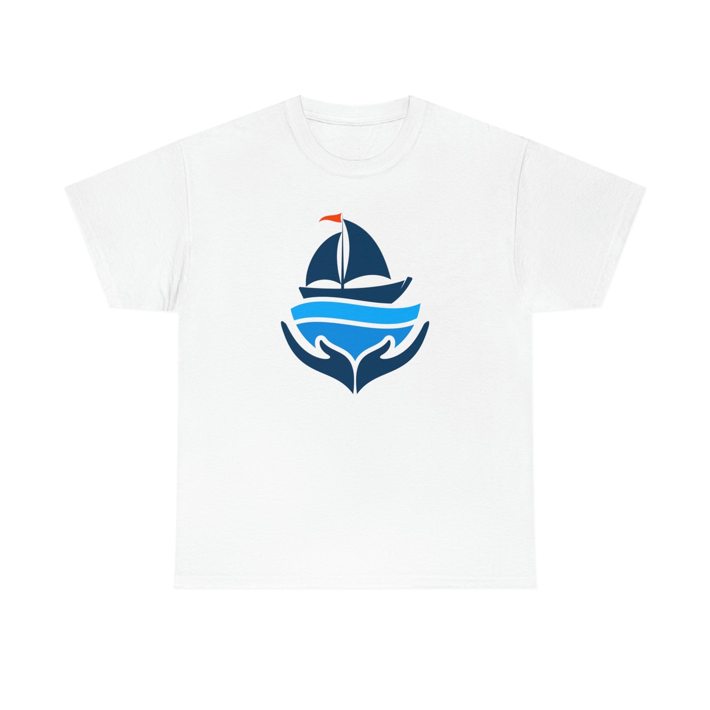 Sailing Design Unisex Heavy Cotton Tee, Nautical T-shirt, Gift for sailor, Sailing Shirt