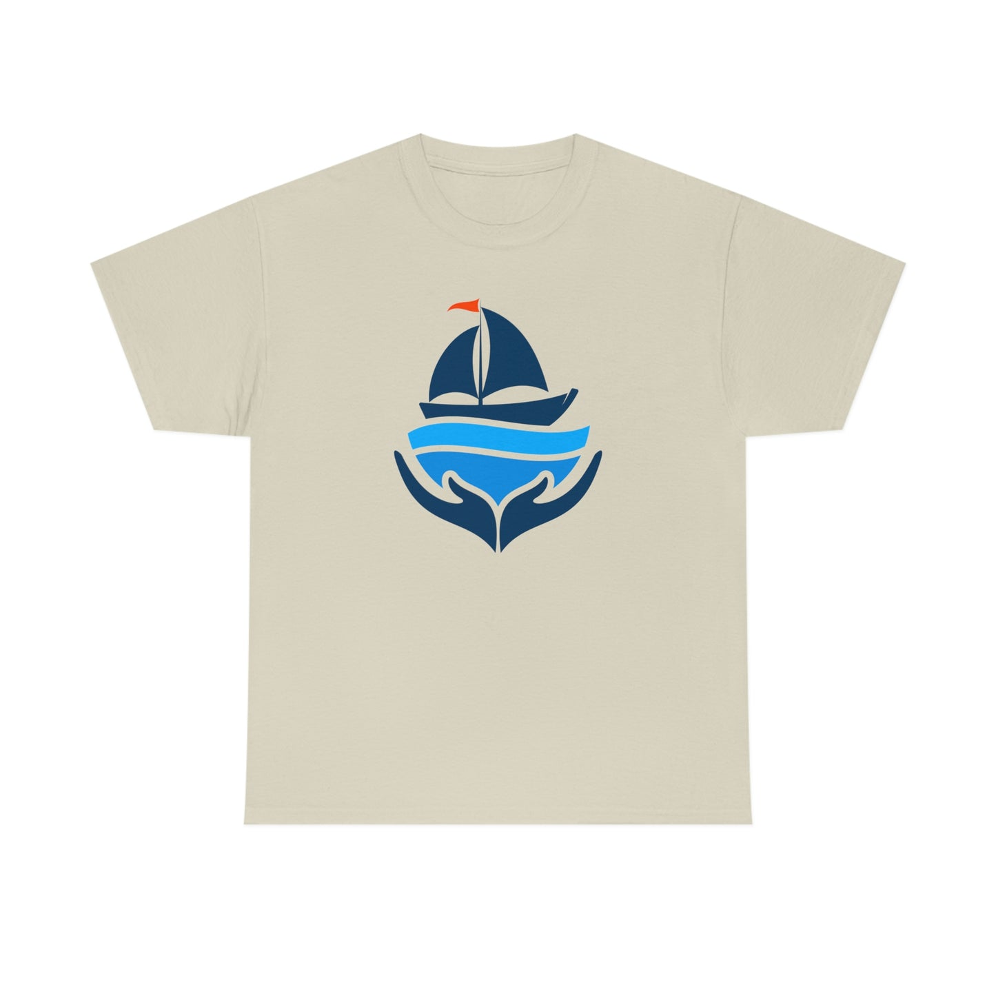 Sailing Design Unisex Heavy Cotton Tee, Nautical T-shirt, Gift for sailor, Sailing Shirt