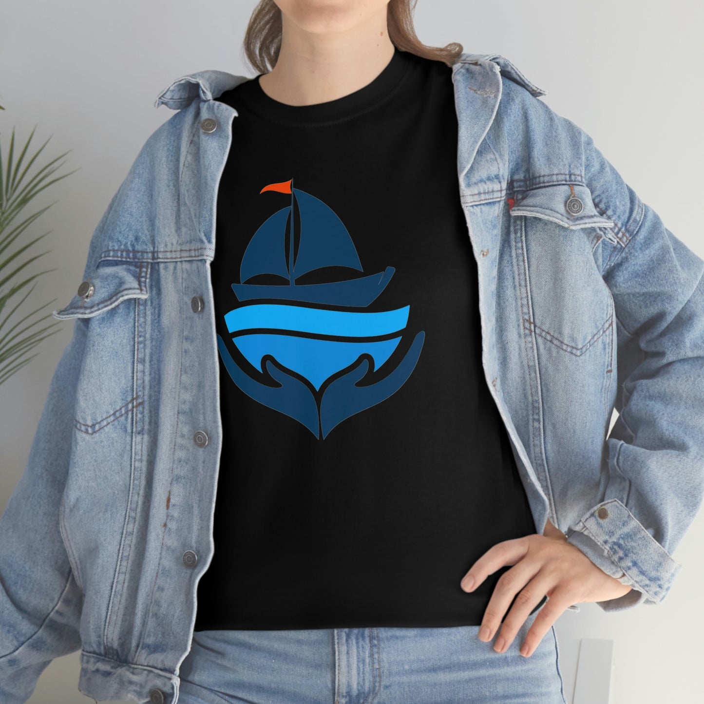 Sailing Design Unisex Heavy Cotton Tee, Nautical T-shirt, Gift for sailor, Sailing Shirt