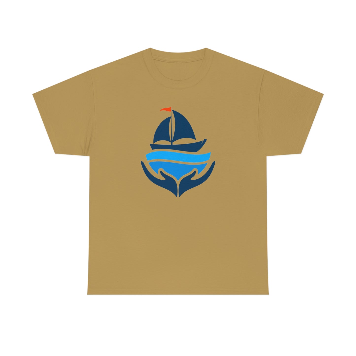 Sailing Design Unisex Heavy Cotton Tee, Nautical T-shirt, Gift for sailor, Sailing Shirt