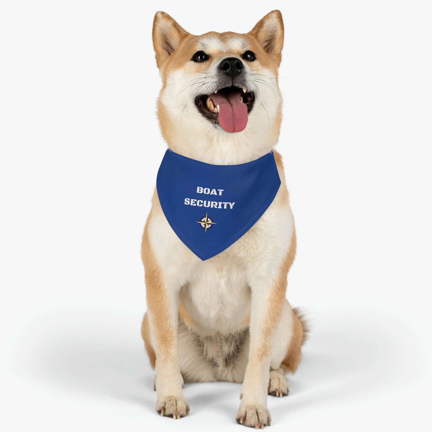 Nautical Pet Bandana Collar, Boat Security Dog Bandana