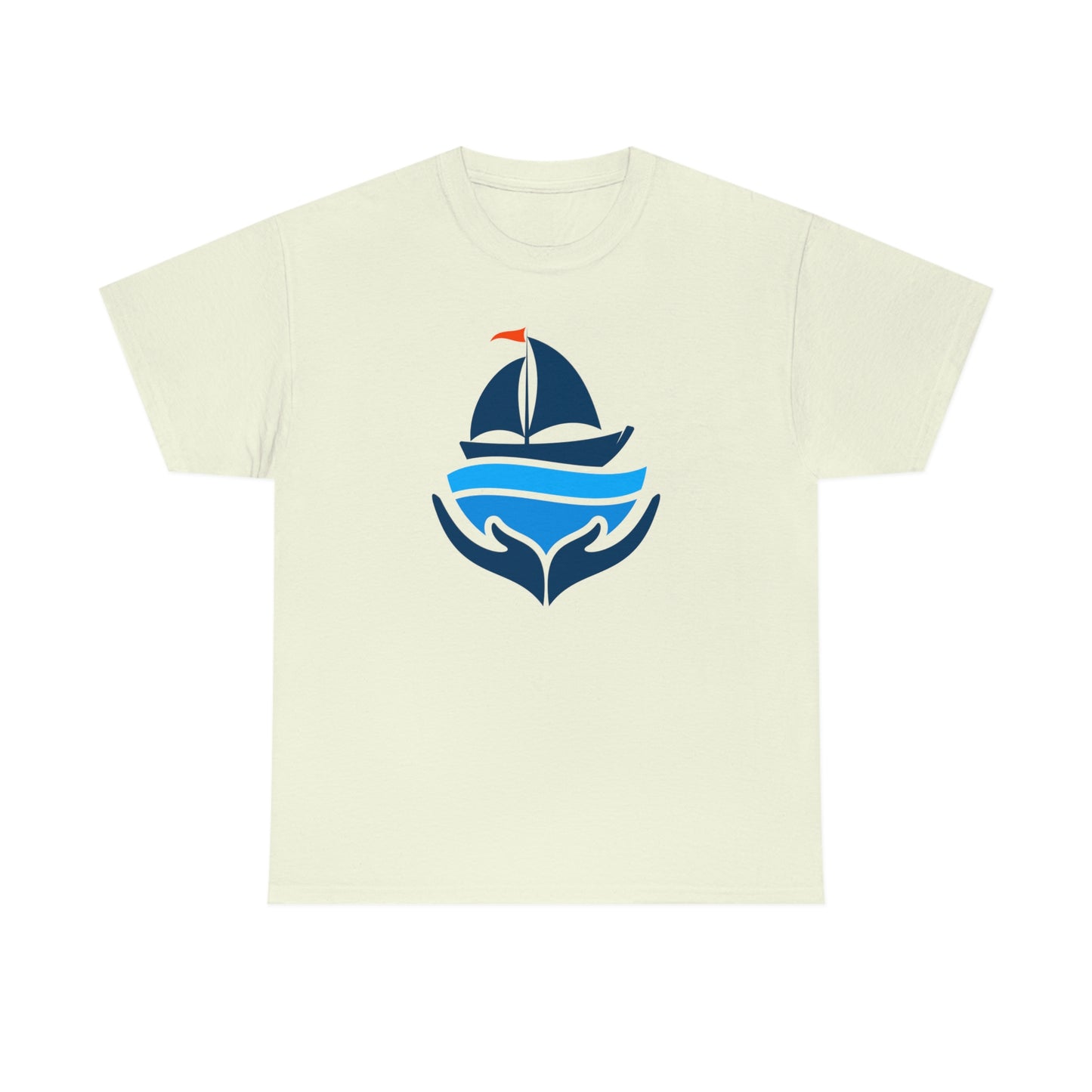 Sailing Design Unisex Heavy Cotton Tee, Nautical T-shirt, Gift for sailor, Sailing Shirt