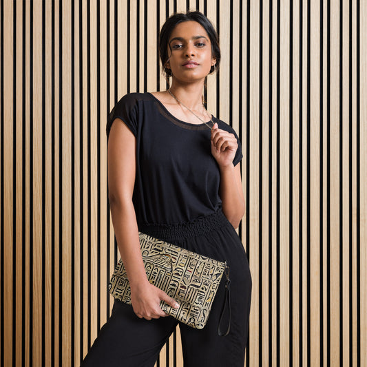 Hieroglyphic Design Crossbody bag