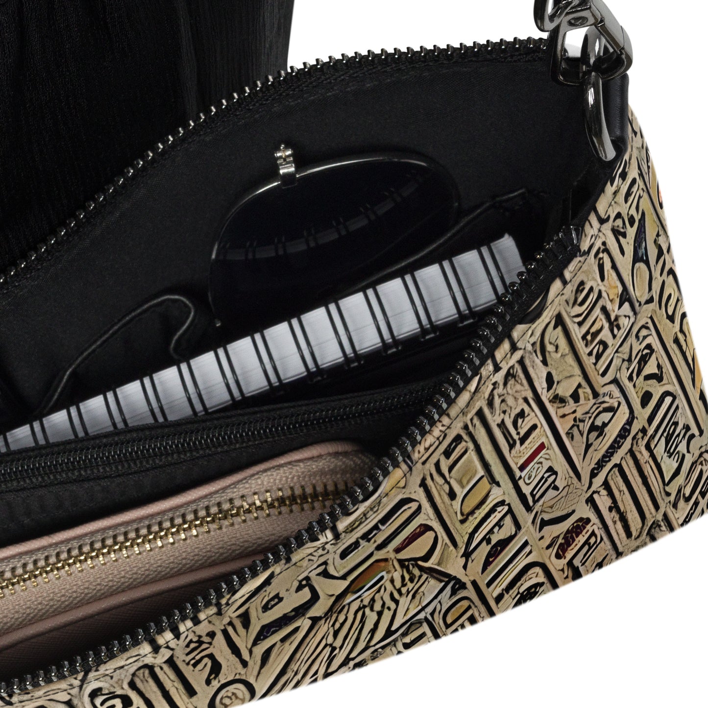 Hieroglyphic Design Crossbody bag