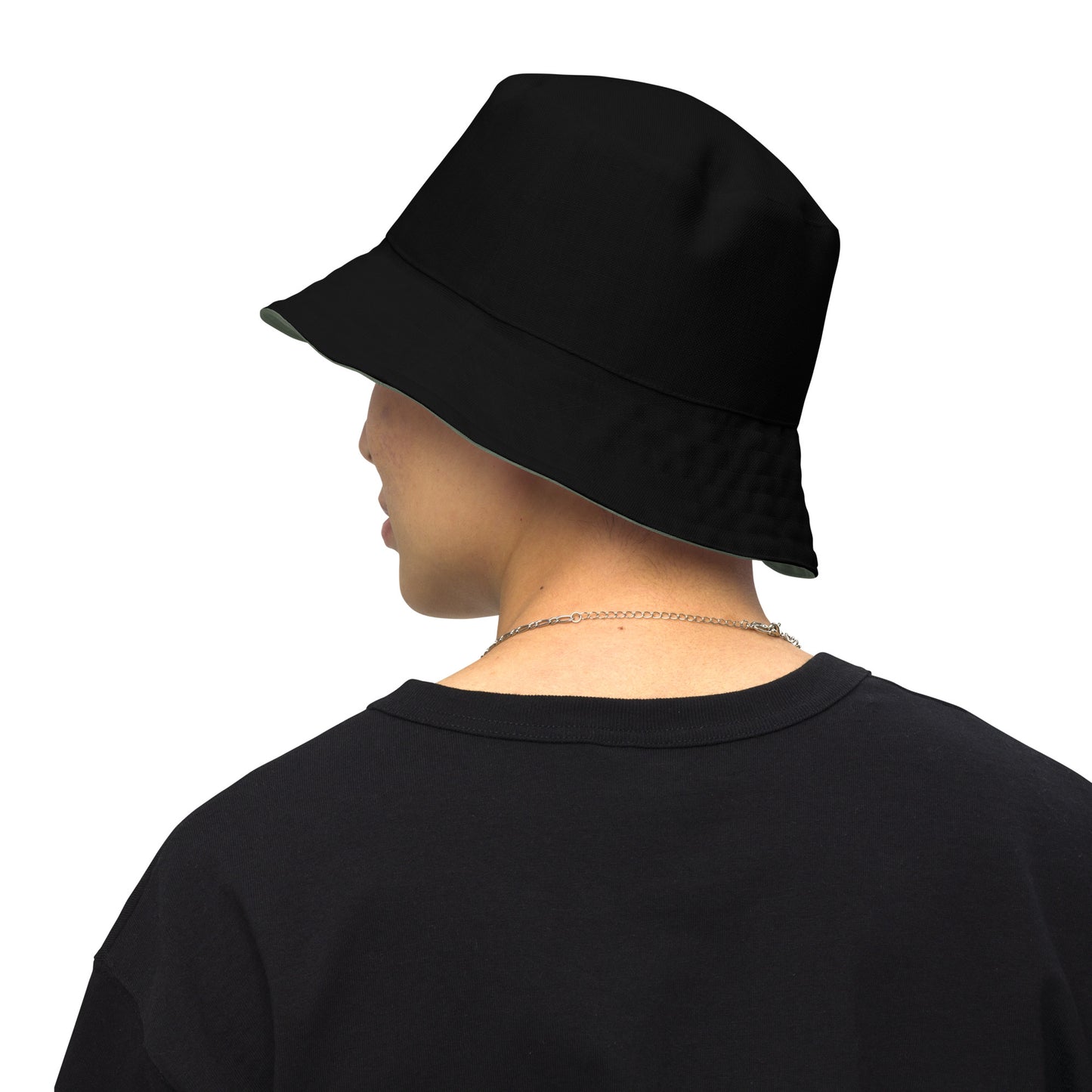 Dill & Black Reversible Unisex bucket hat, Summer Hat, Boating Hat