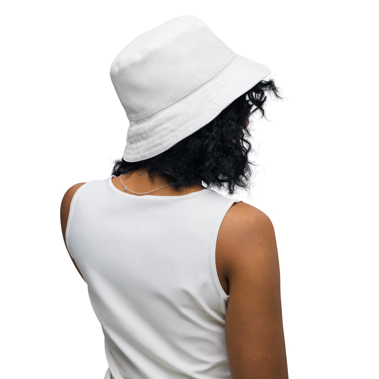 Cow Hide & White Reversible bucket hat, Unisex summer hat, Orca Pattern Boating Hat
