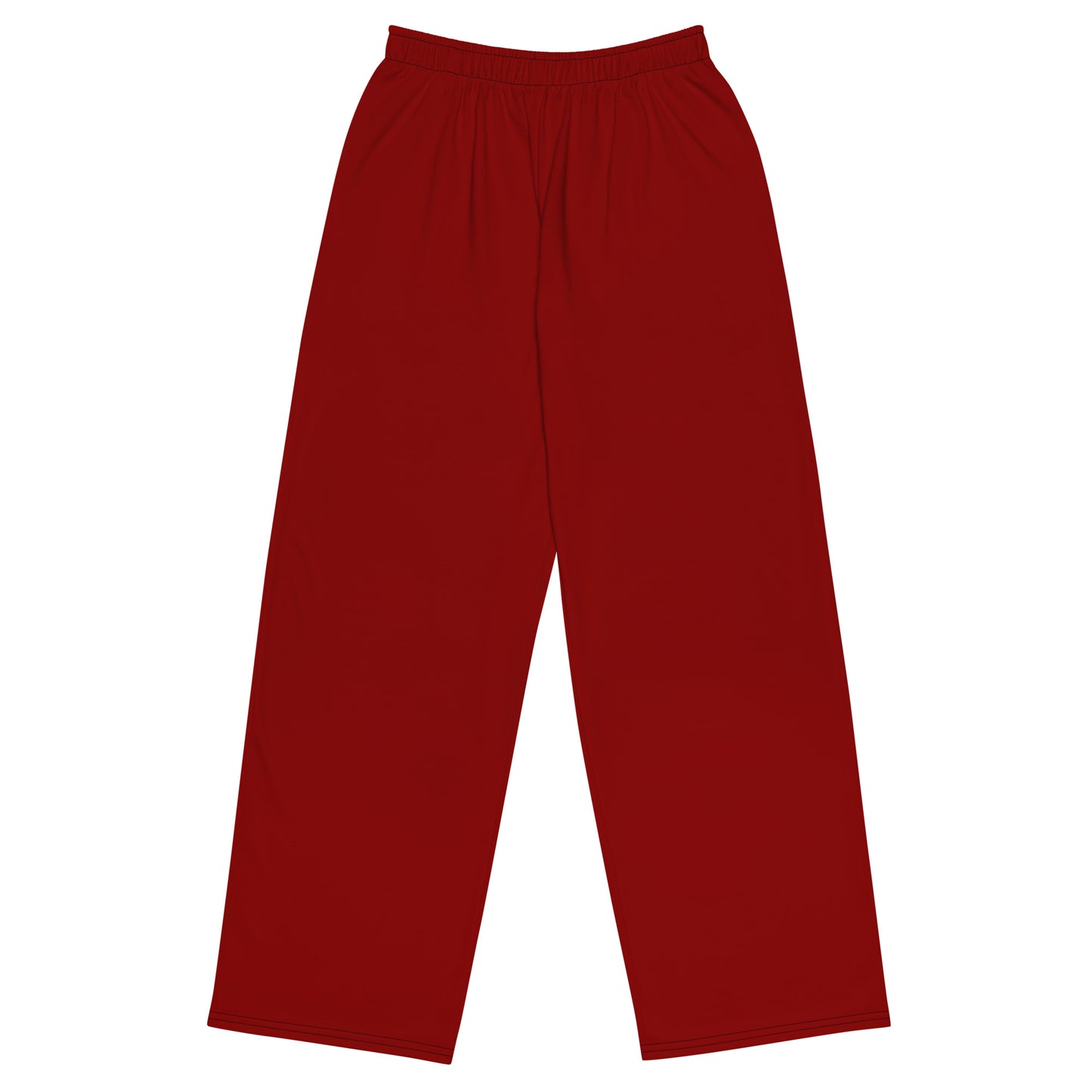 Brick Red unisex wide-leg pants