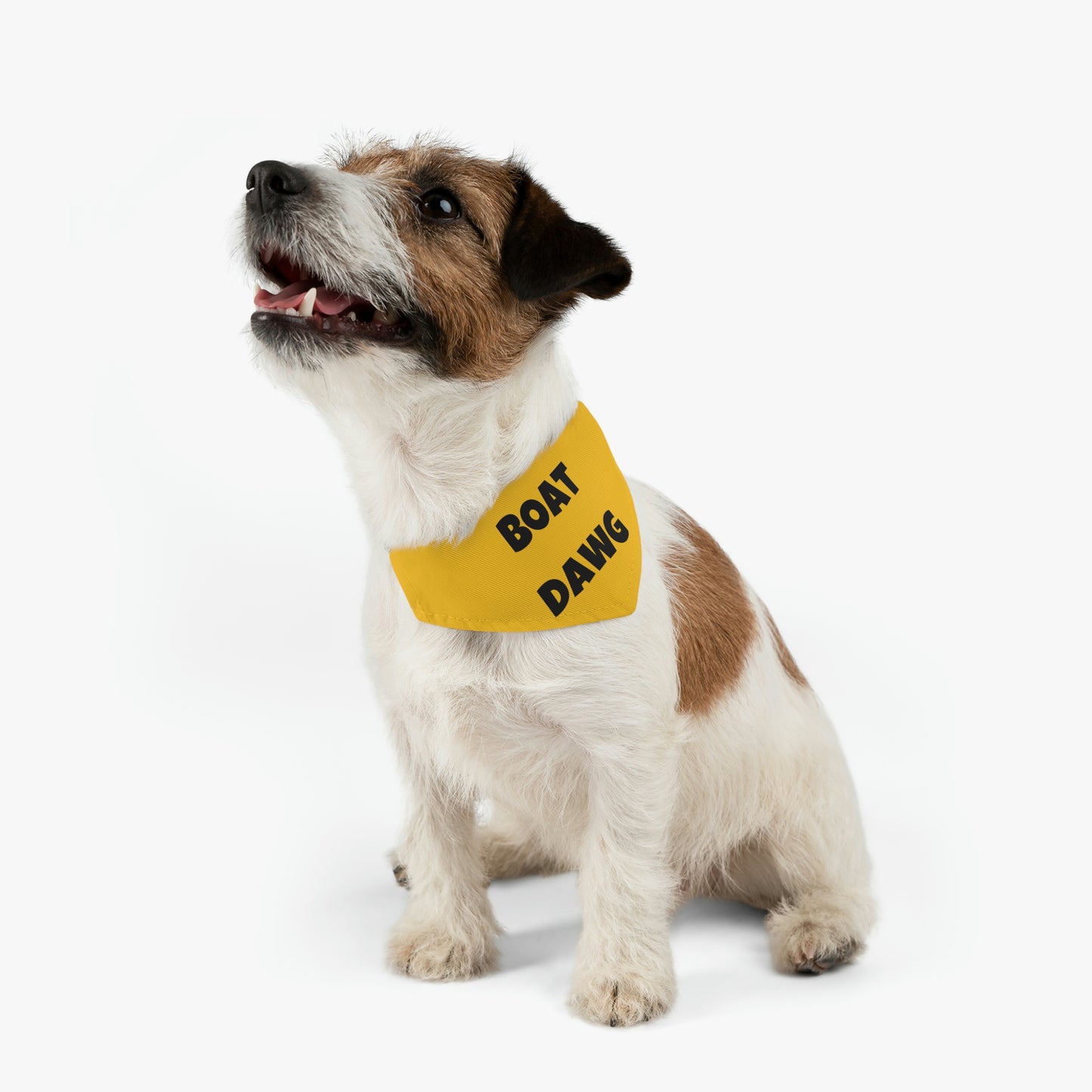 Boat Dawg Yellow Pet Bandana Collar