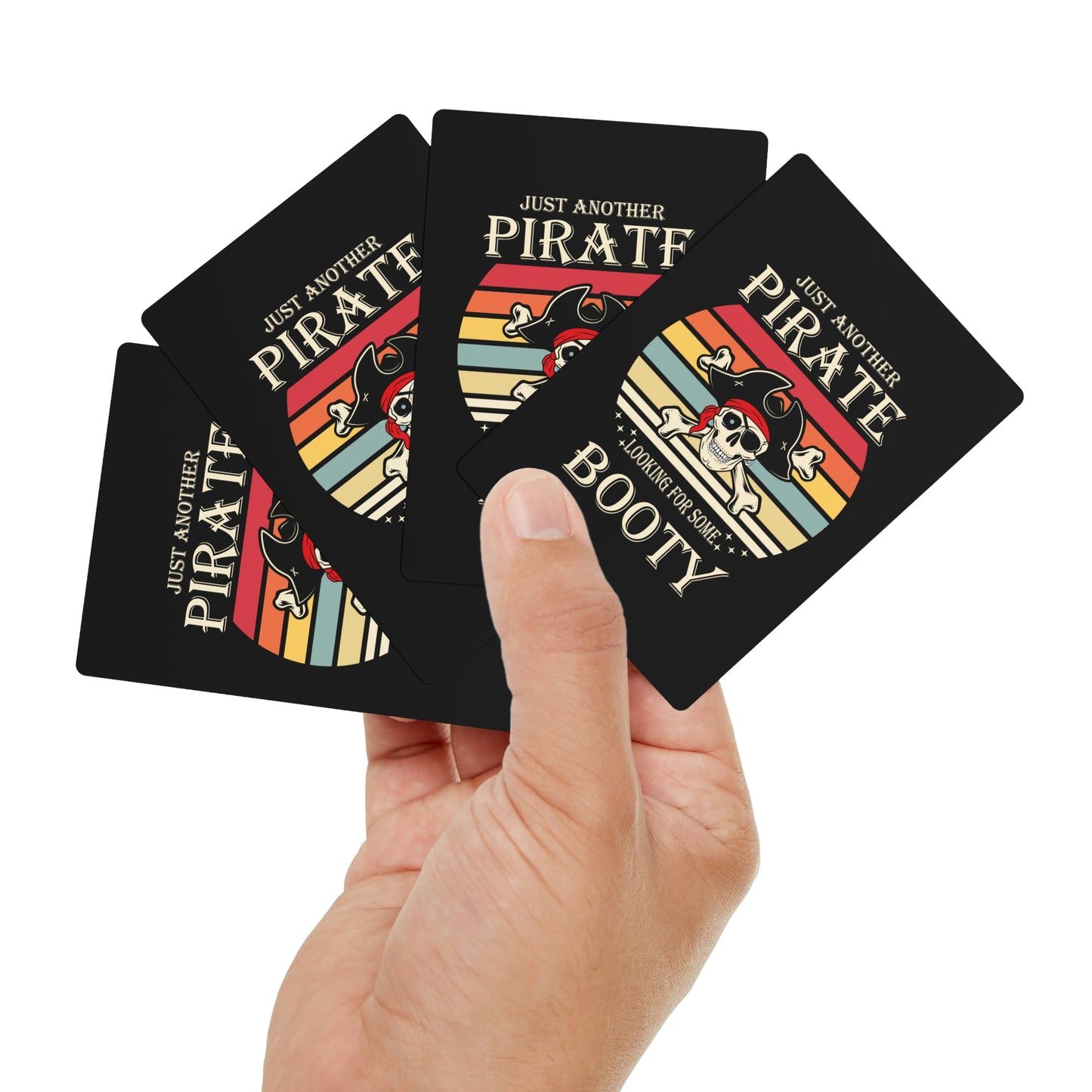 Nautical Themed Poker Cards, Just Another Pirate Looking For Some Booty, Pirate Playing Cards, Boat Gift
