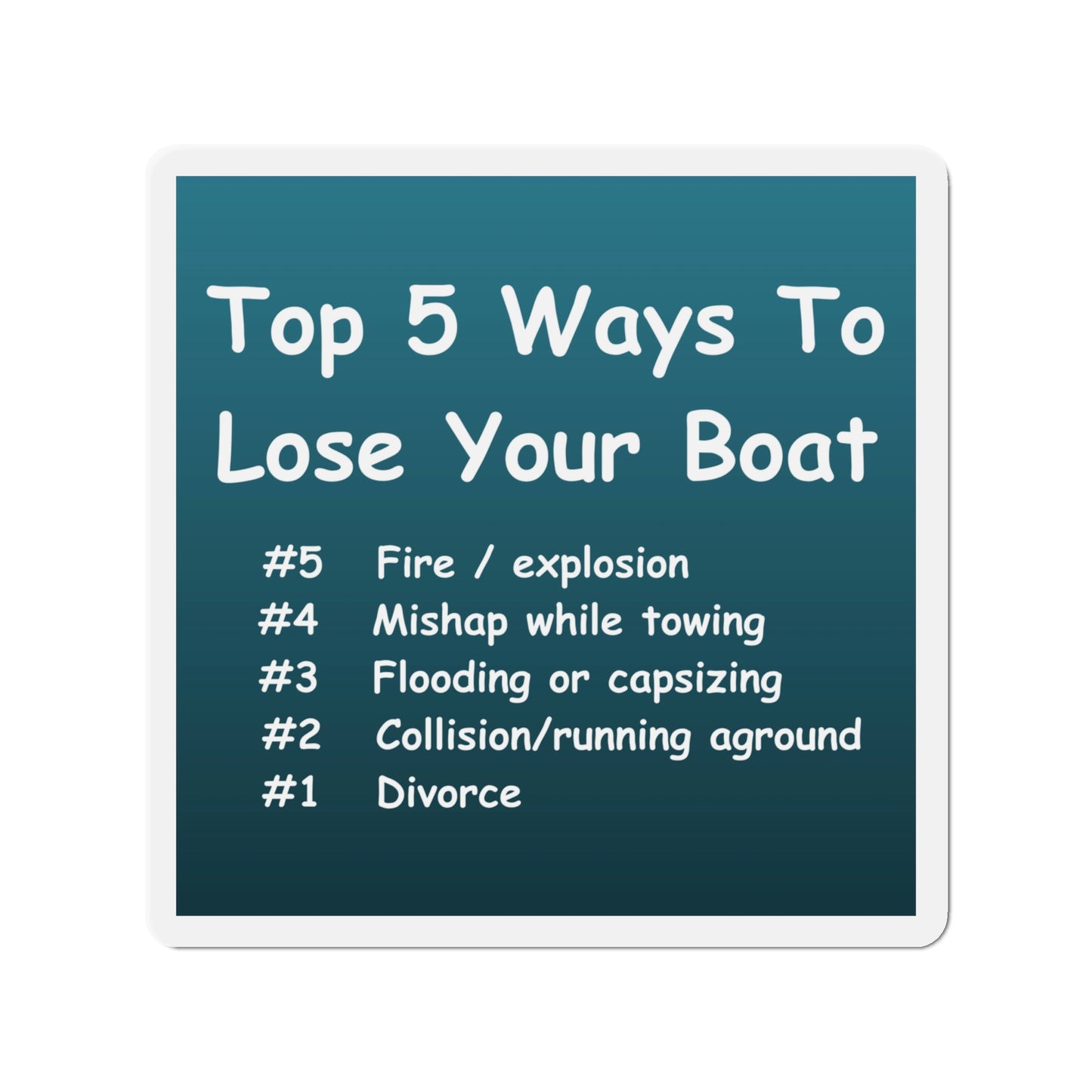 Nautical Refrigerator Magnets, Funny Boat signs, Gift for Single Boat Owners