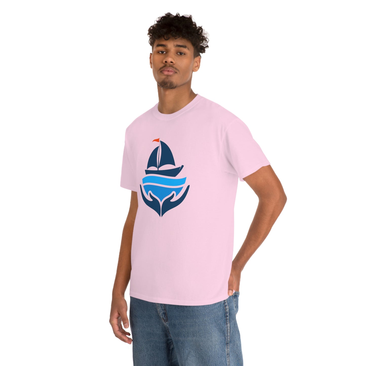 Sailing Design Unisex Heavy Cotton Tee, Nautical T-shirt, Gift for sailor, Sailing Shirt