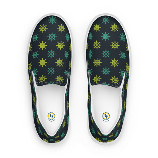 Nautical Design Women’s slip-on canvas shoes