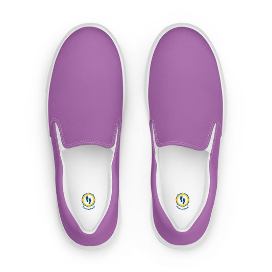 Women’s Lavender slip-on canvas shoes, summer shoes