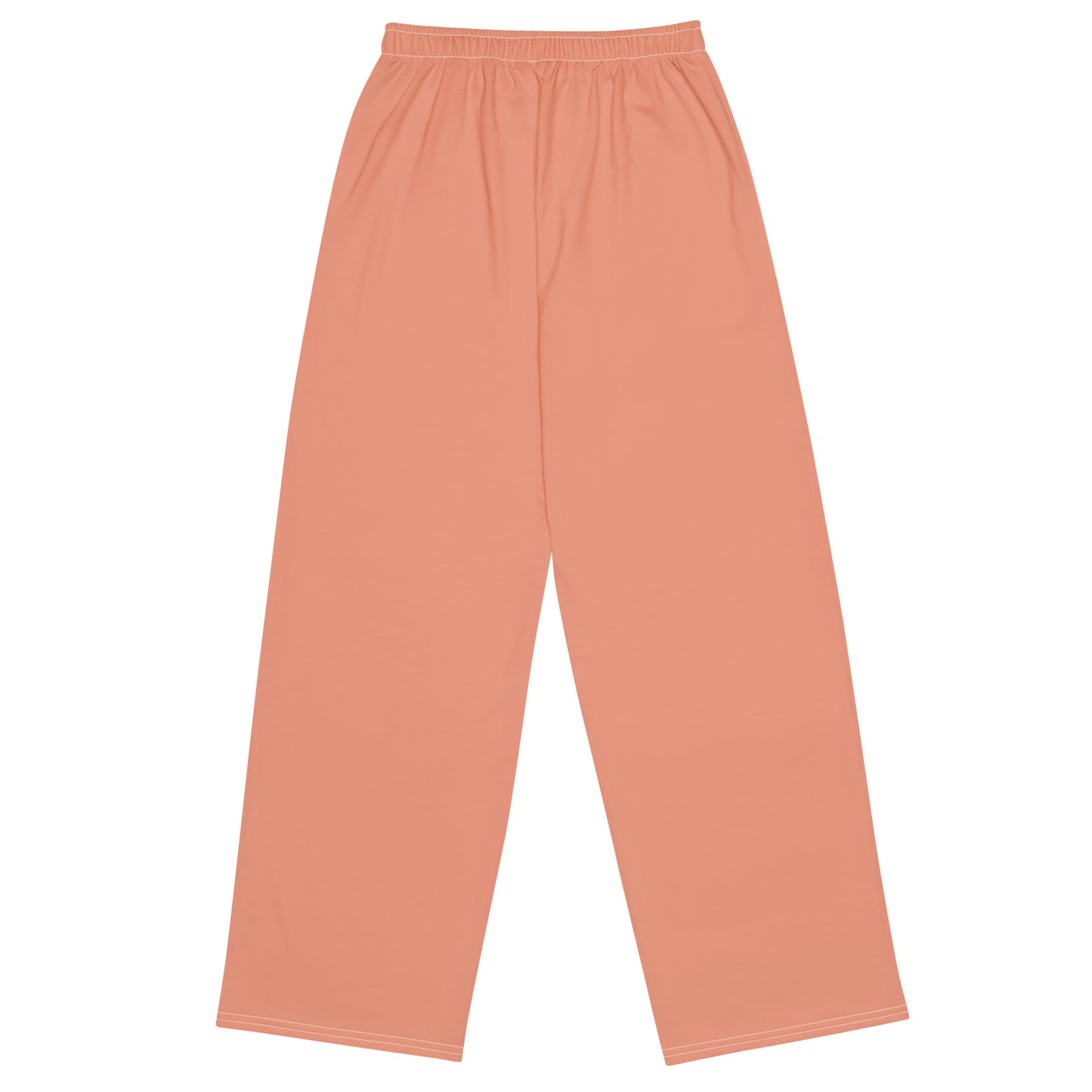 Peach unisex wide-leg pants, Casual Summer Pants, Cruising Pants, Yachting Pants