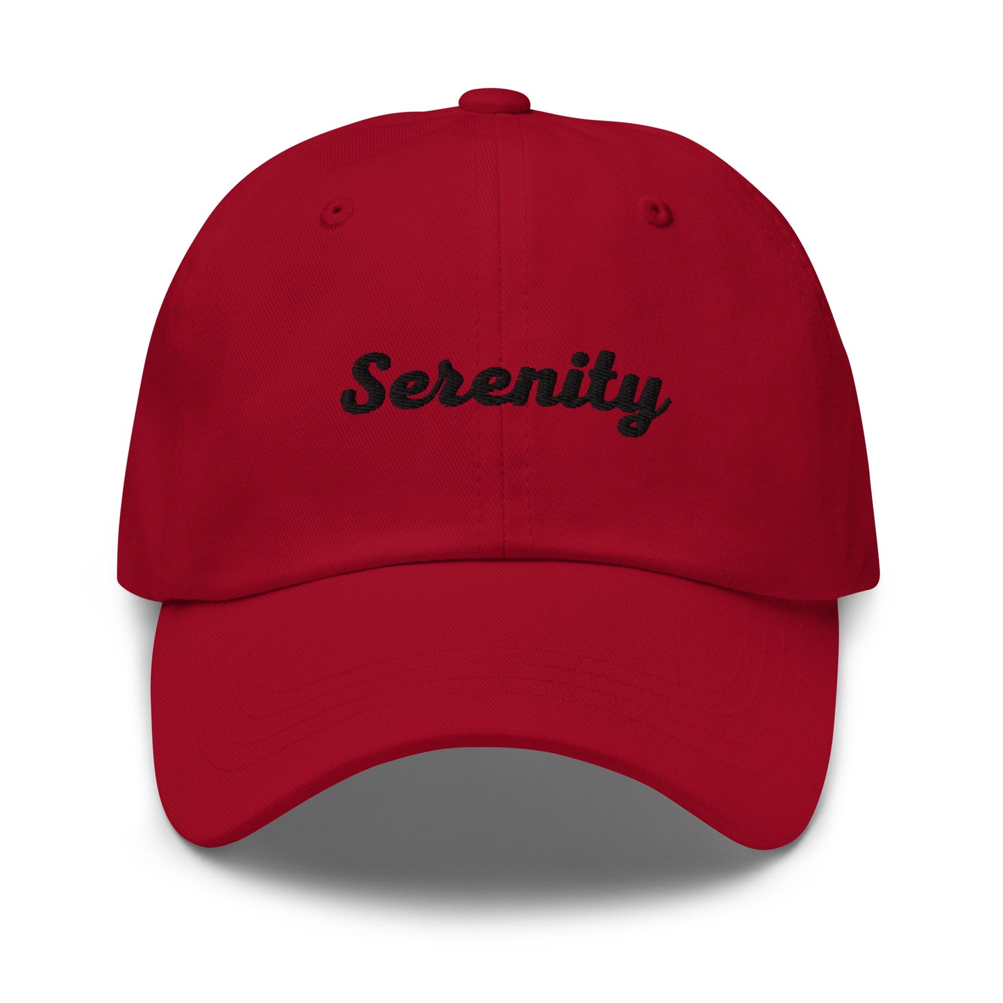 Serenity Embroidered on Dad hat, Boat name cap, Personalized hat, Boat gift, Cruising hat