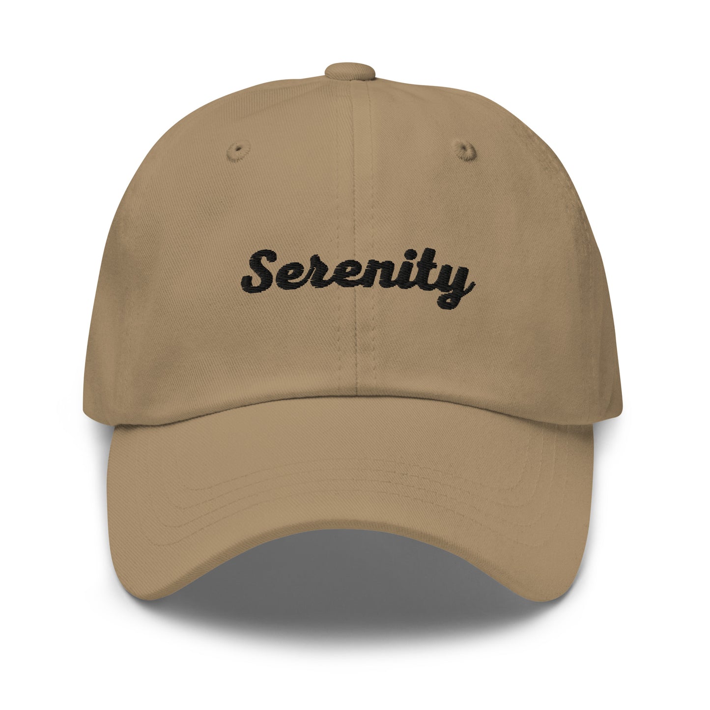 Serenity Embroidered on Dad hat, Boat name cap, Personalized hat, Boat gift, Cruising hat