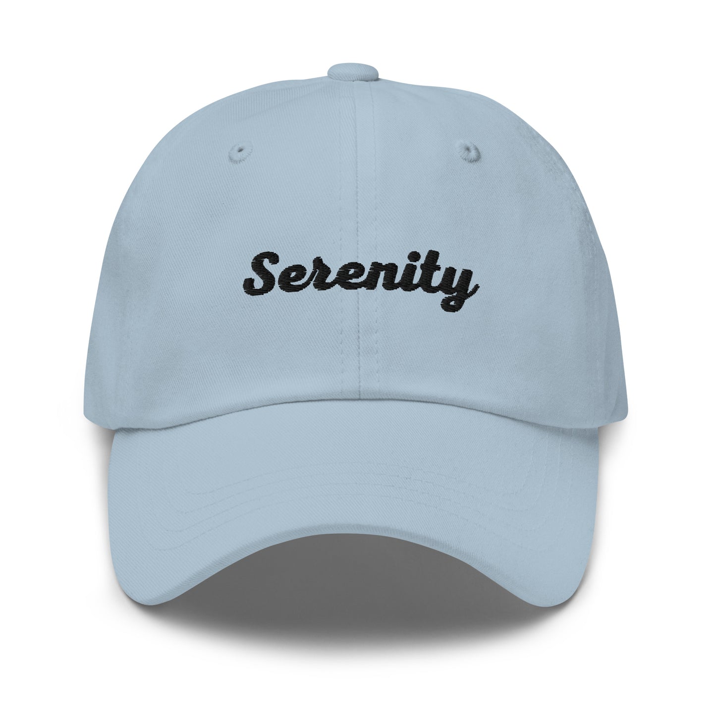 Serenity Embroidered on Dad hat, Boat name cap, Personalized hat, Boat gift, Cruising hat