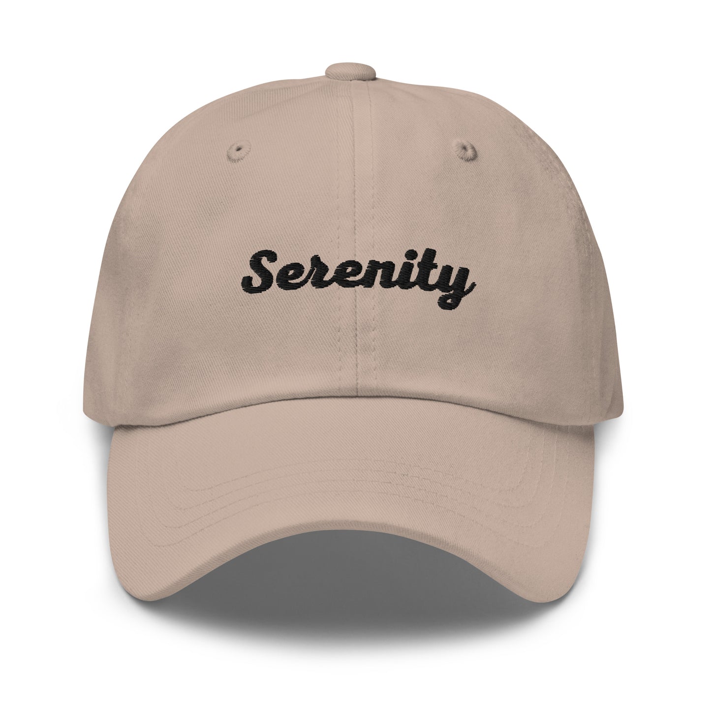 Serenity Embroidered on Dad hat, Boat name cap, Personalized hat, Boat gift, Cruising hat