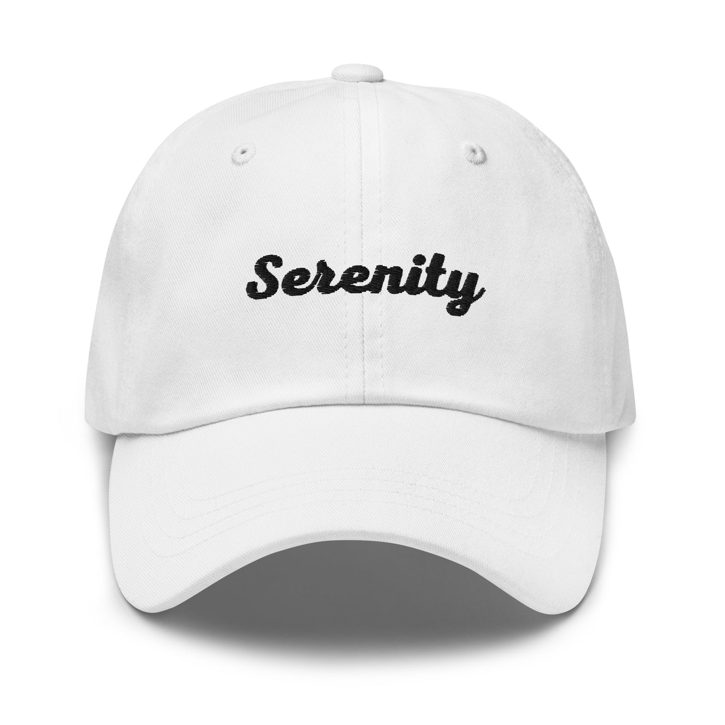 Serenity Embroidered on Dad hat, Boat name cap, Personalized hat, Boat gift, Cruising hat