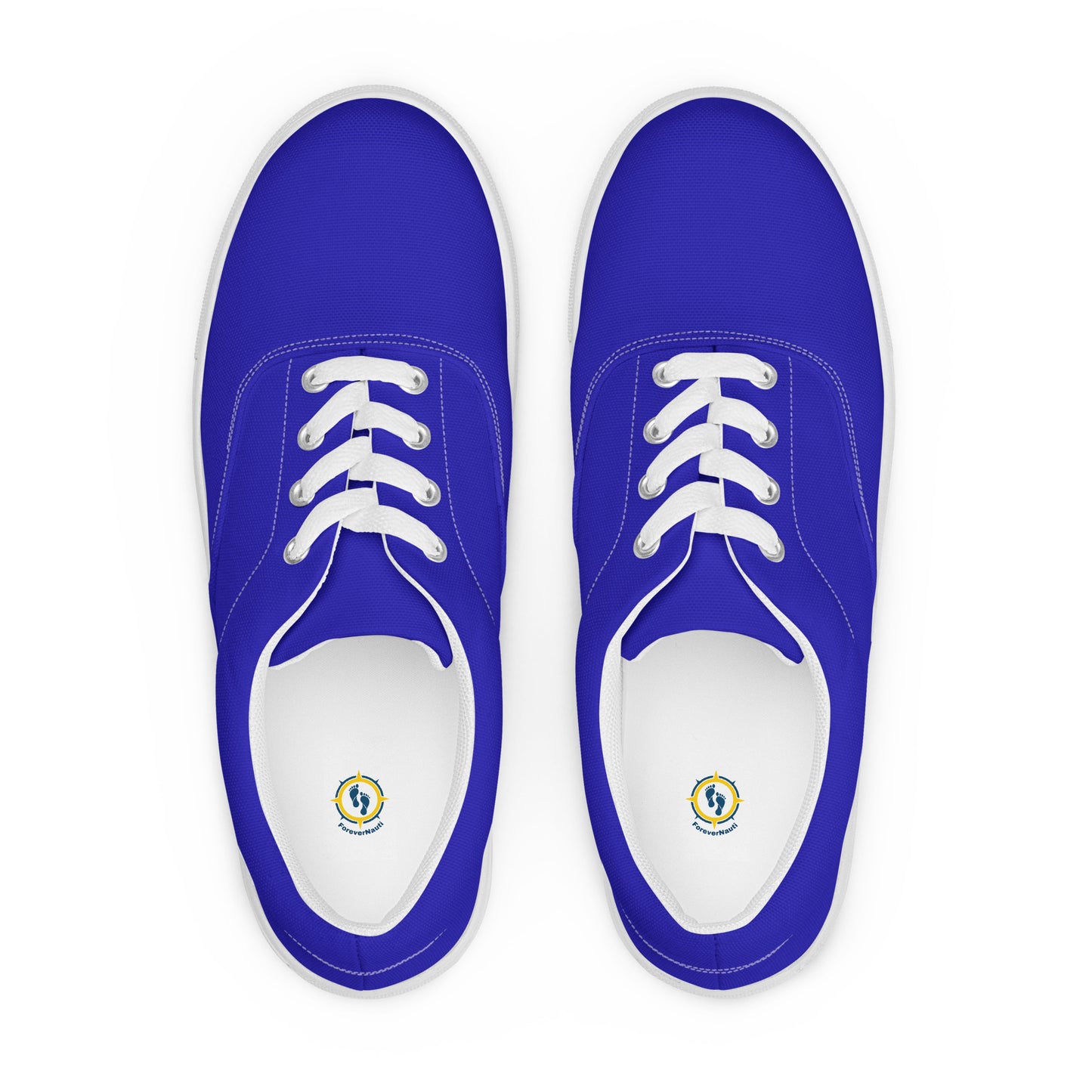 Men’s Royal Blue lace-up canvas shoes, Royal Blue Sneakers