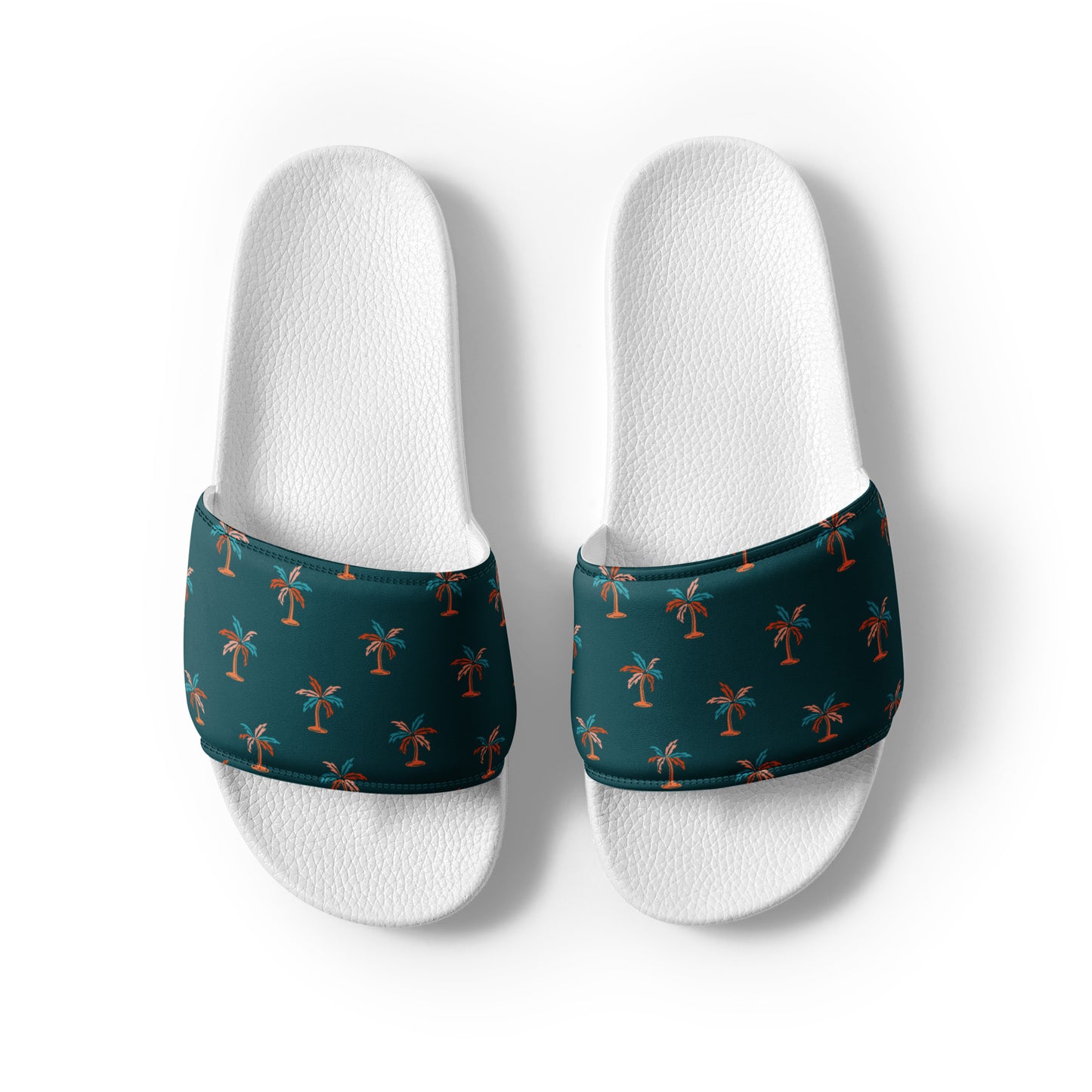 Palm Trees Design Men’s slides, Men's Sandals, Men's Flip Flops, Men's beach shoes, Pool Shoes