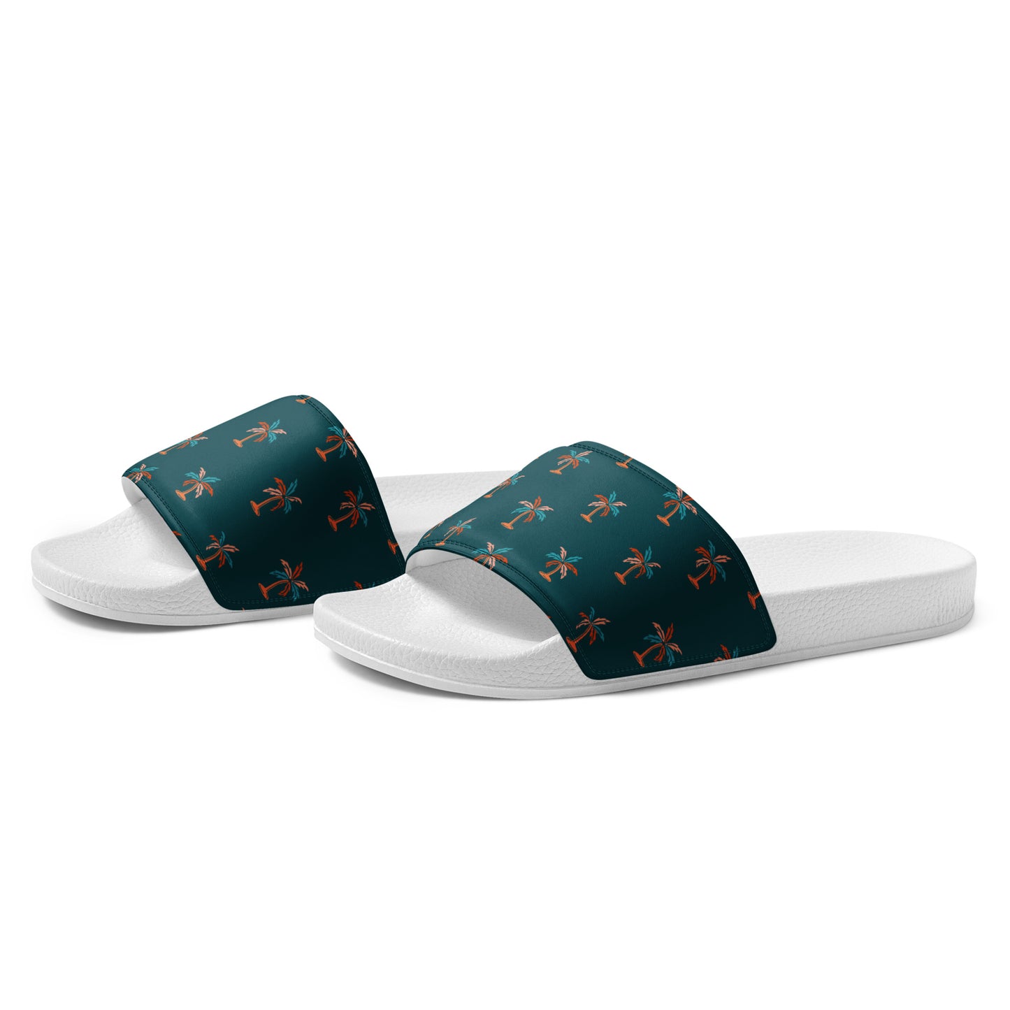 Palm Trees Design Men’s slides, Men's Sandals, Men's Flip Flops, Men's beach shoes, Pool Shoes