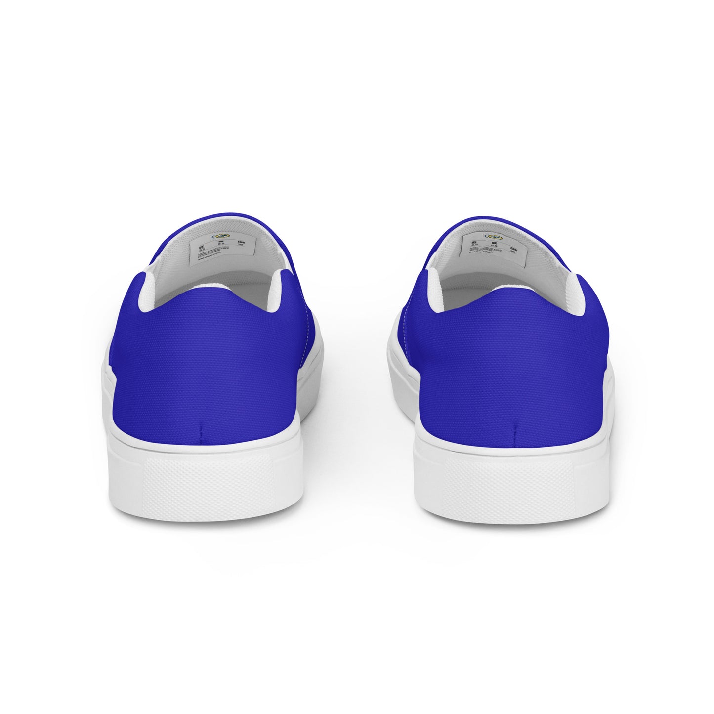 Men’s Royal Blue slip-on canvas shoes, Men's Blue Canvas Casual Summer Shoes