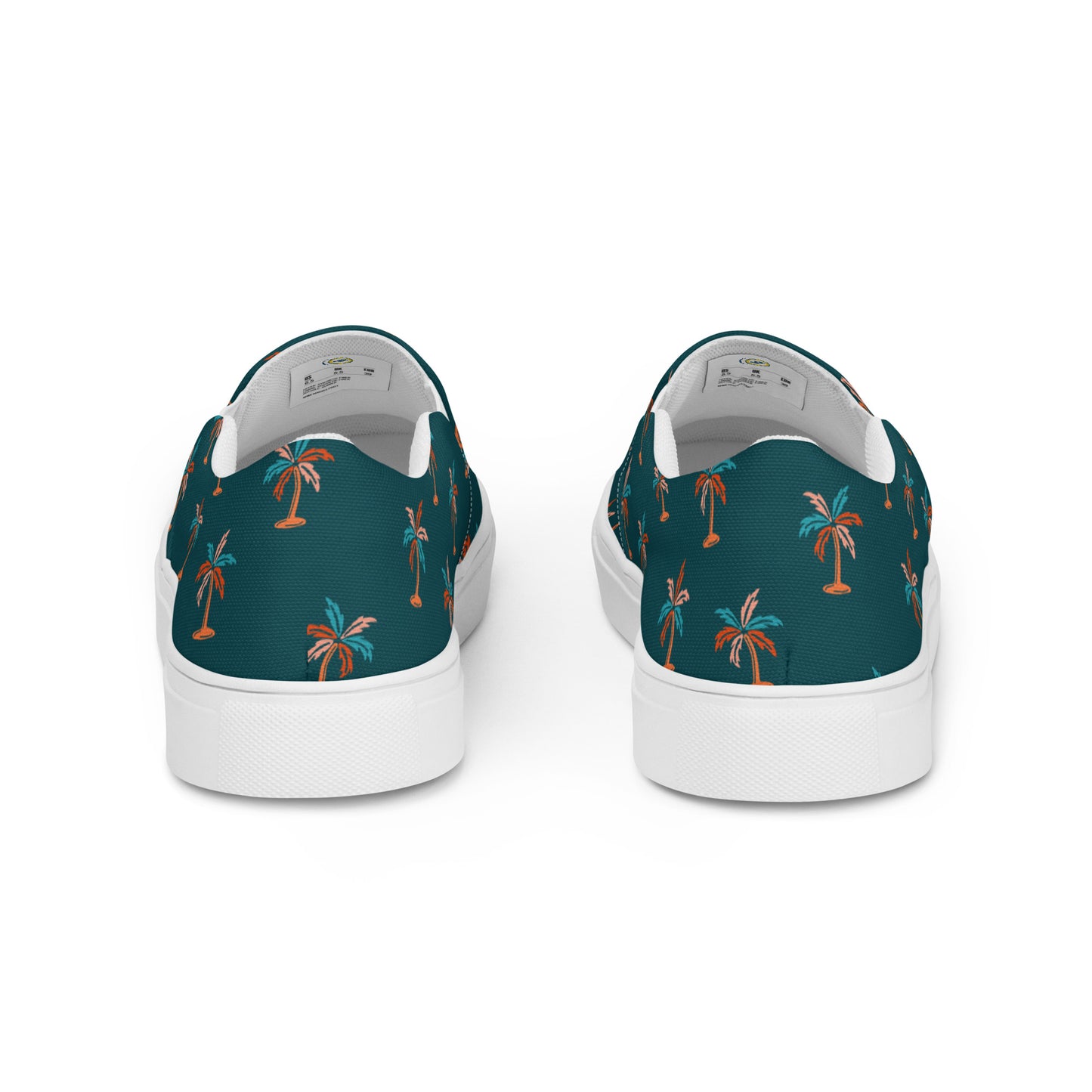 Palm Trees Men’s slip-on canvas shoes, Cruising Shoes