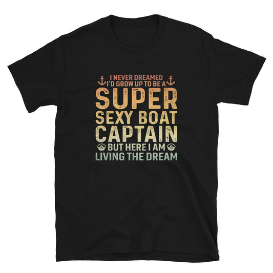 Funny Boating Short-Sleeve Unisex T-Shirt, Gift For Boat Owner, Gift For Skipper, Sailing Shirt
