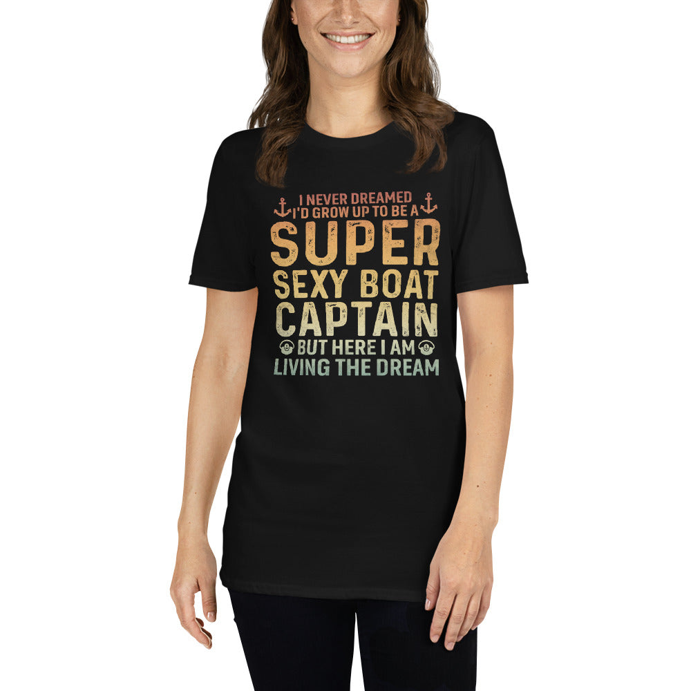 Funny Boating Short-Sleeve Unisex T-Shirt, Gift For Boat Owner, Gift For Skipper, Sailing Shirt