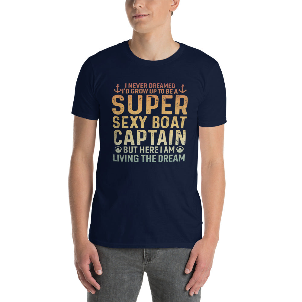 Funny Boating Short-Sleeve Unisex T-Shirt, Gift For Boat Owner, Gift For Skipper, Sailing Shirt