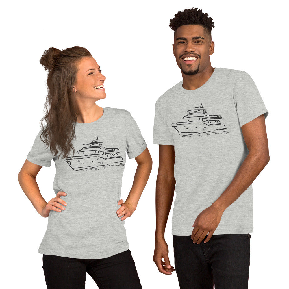 Yacht Design Unisex t-shirt, Cruising Shirt, Boat Shirt