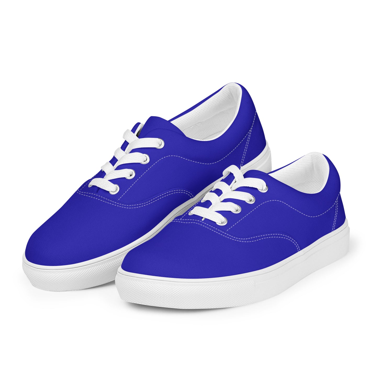 Women’s Royal Blue lace-up canvas shoes, Royal Blue Sneakers