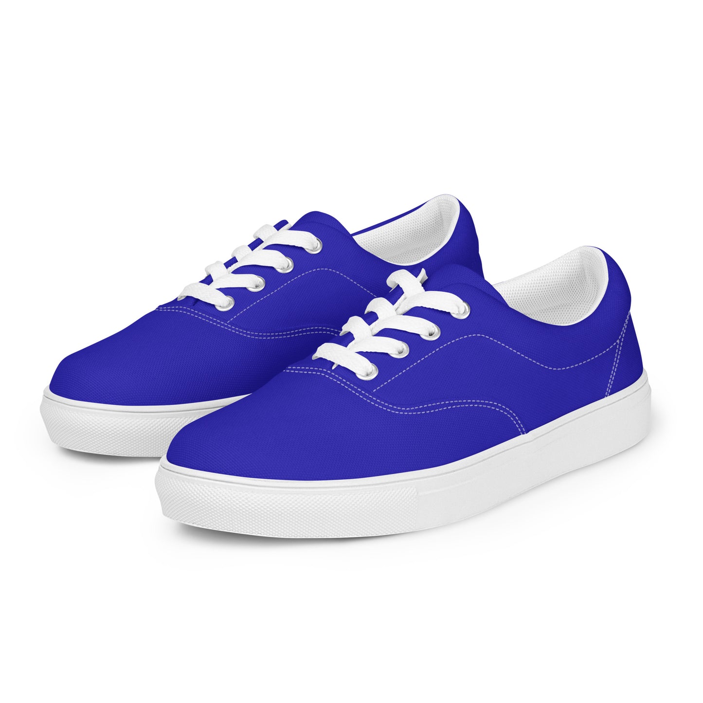 Women’s Royal Blue lace-up canvas shoes, Royal Blue Sneakers