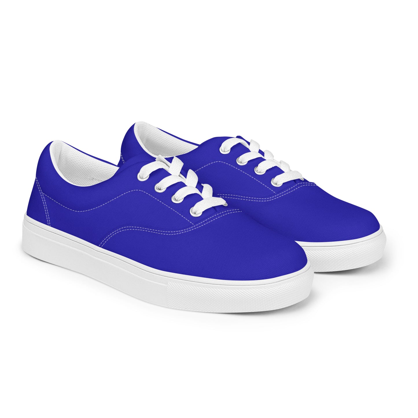 Women’s Royal Blue lace-up canvas shoes, Royal Blue Sneakers